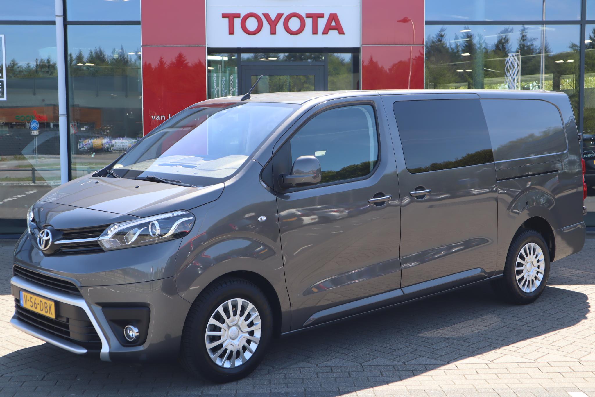 Toyota ProAce Long Worker Dubbel Cabine 2.0 D-4D 177PK PROFESSIONAL AUTOMAAT 2X SCHUIFDEUR KEYLESS CRUISE PARK. SENSOR. STANDKACHEL
