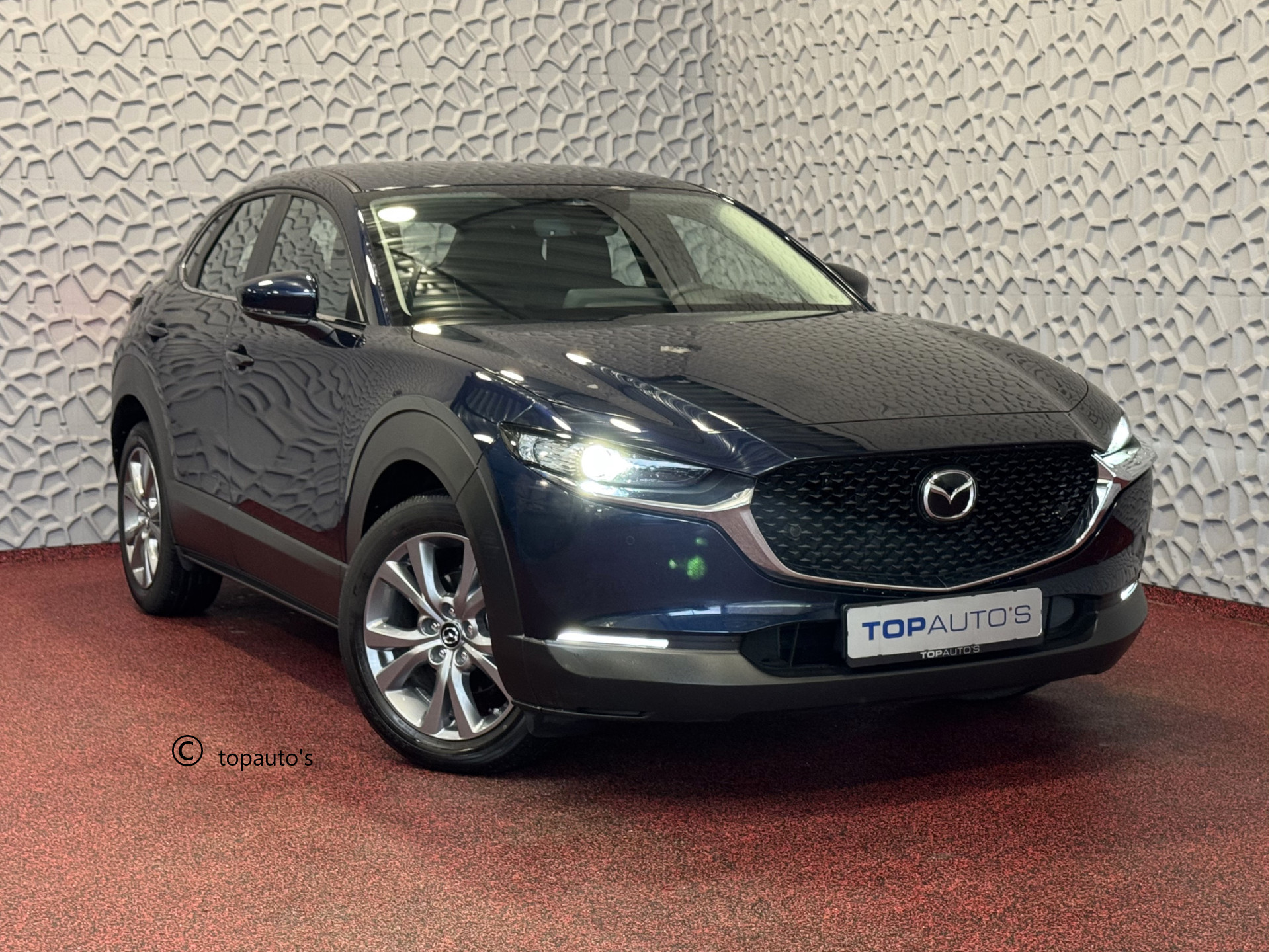 Mazda CX-30 2.0 E-SKYACTIV M-HYBRID 150PK LED ADAPT.CRUISE HEADUP NAVI CAMERA STOEL/STUUR VERW. 18''LMV 06/2024 MHEV HYBRID MILD HYBRIDE