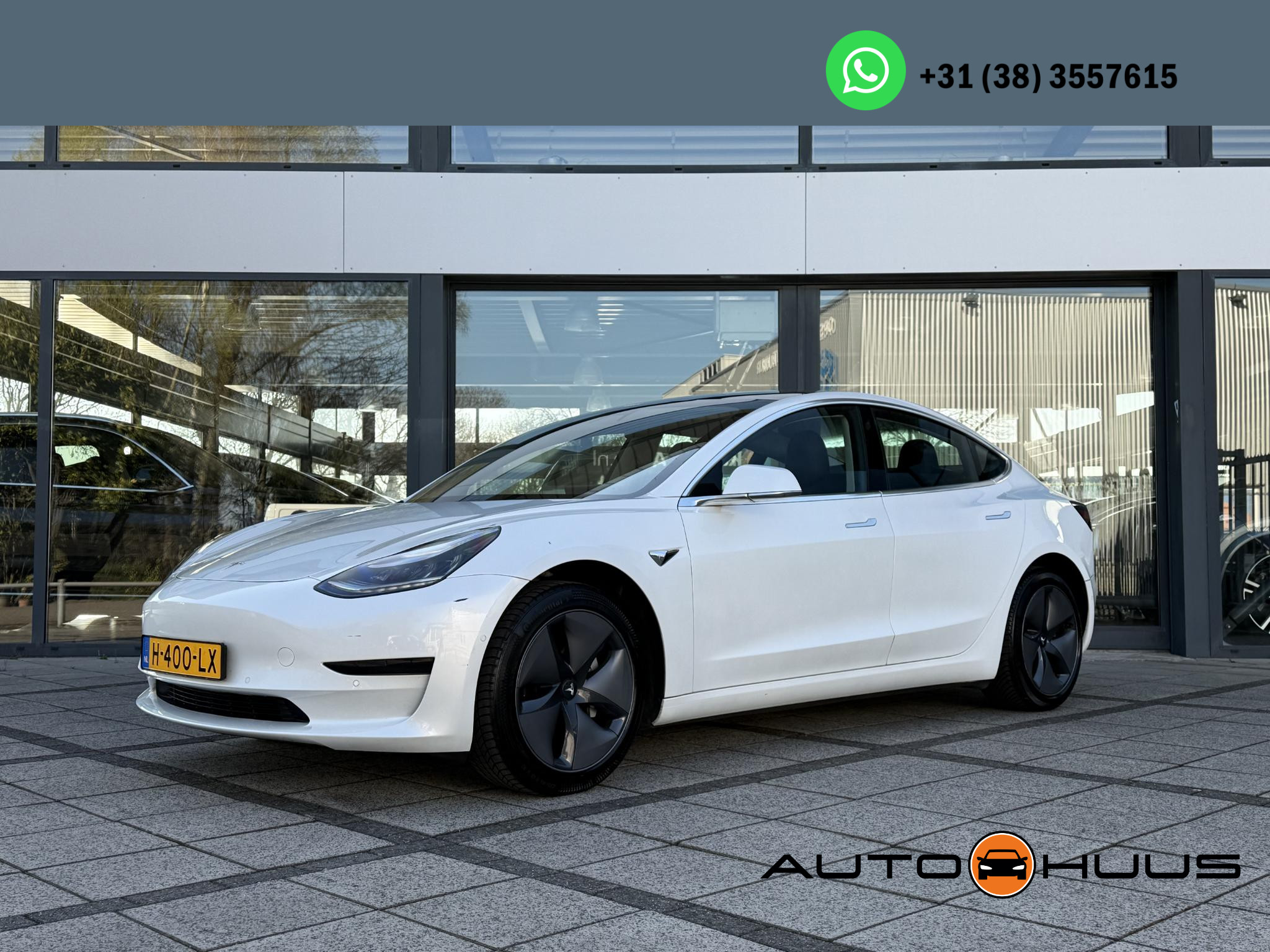 Tesla Model 3 Range Plus Autopilot Panorama Trekhaak Leder Navi