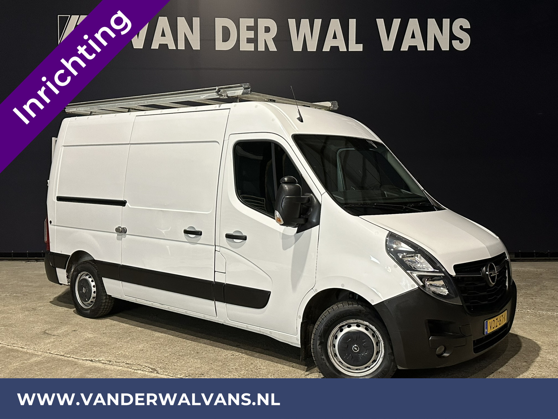 Opel Movano 2.3 Turbo 150pk L2H2 inrichting Euro6 Airco | Omvormer | Camera | Navigatie | Imperiaal Trekhaak, LED, Cruisecontrol, Parkeersensoren, Bijrijdersbank