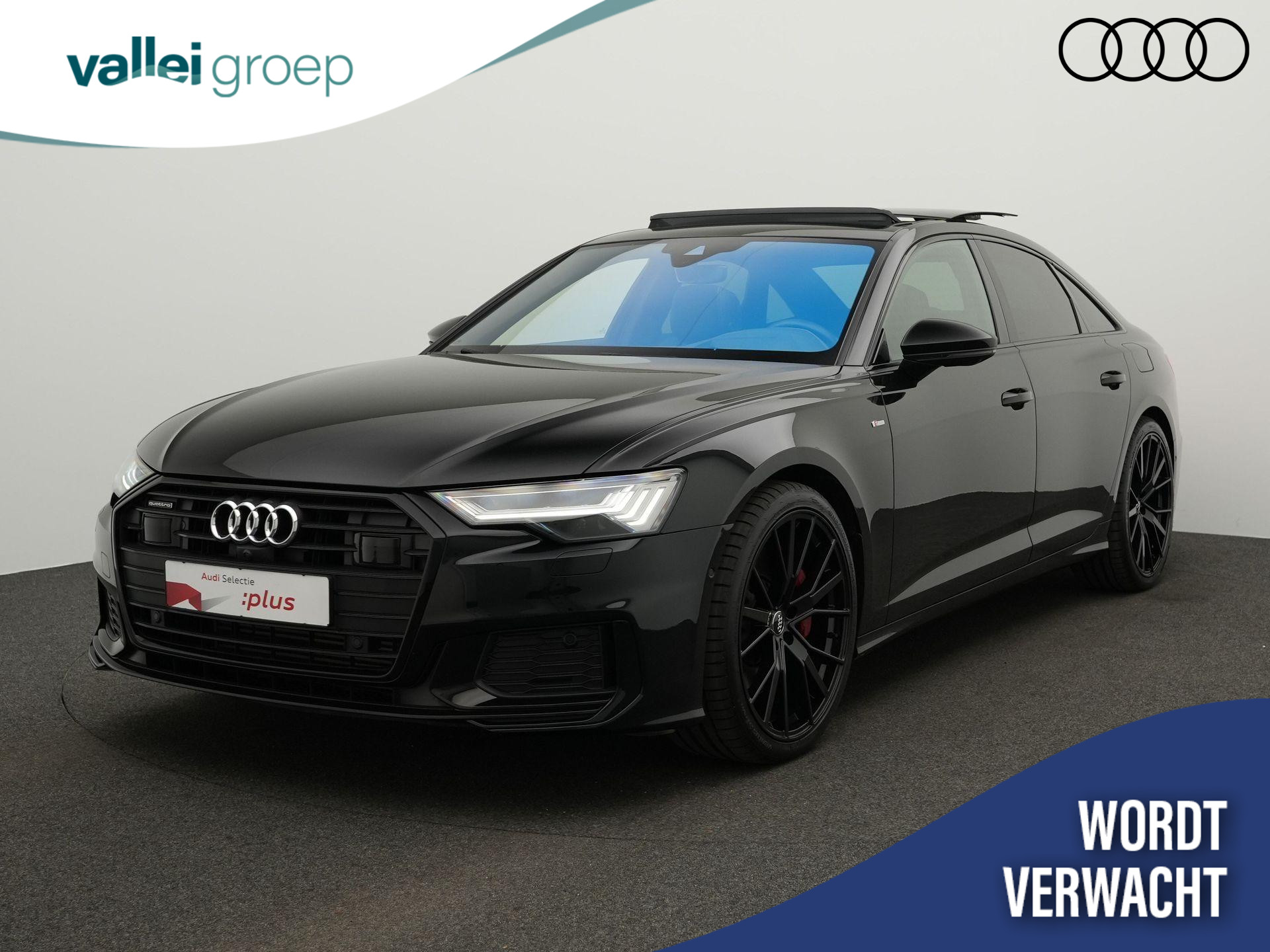 Audi A6 Limousine 55 TFSI e 367 pk S-tronic quattro Pro Line S Competition | Panoramadak | Valcona leder | Demperregeling | Rondomzicht camera | Lederpakket | Head-up display