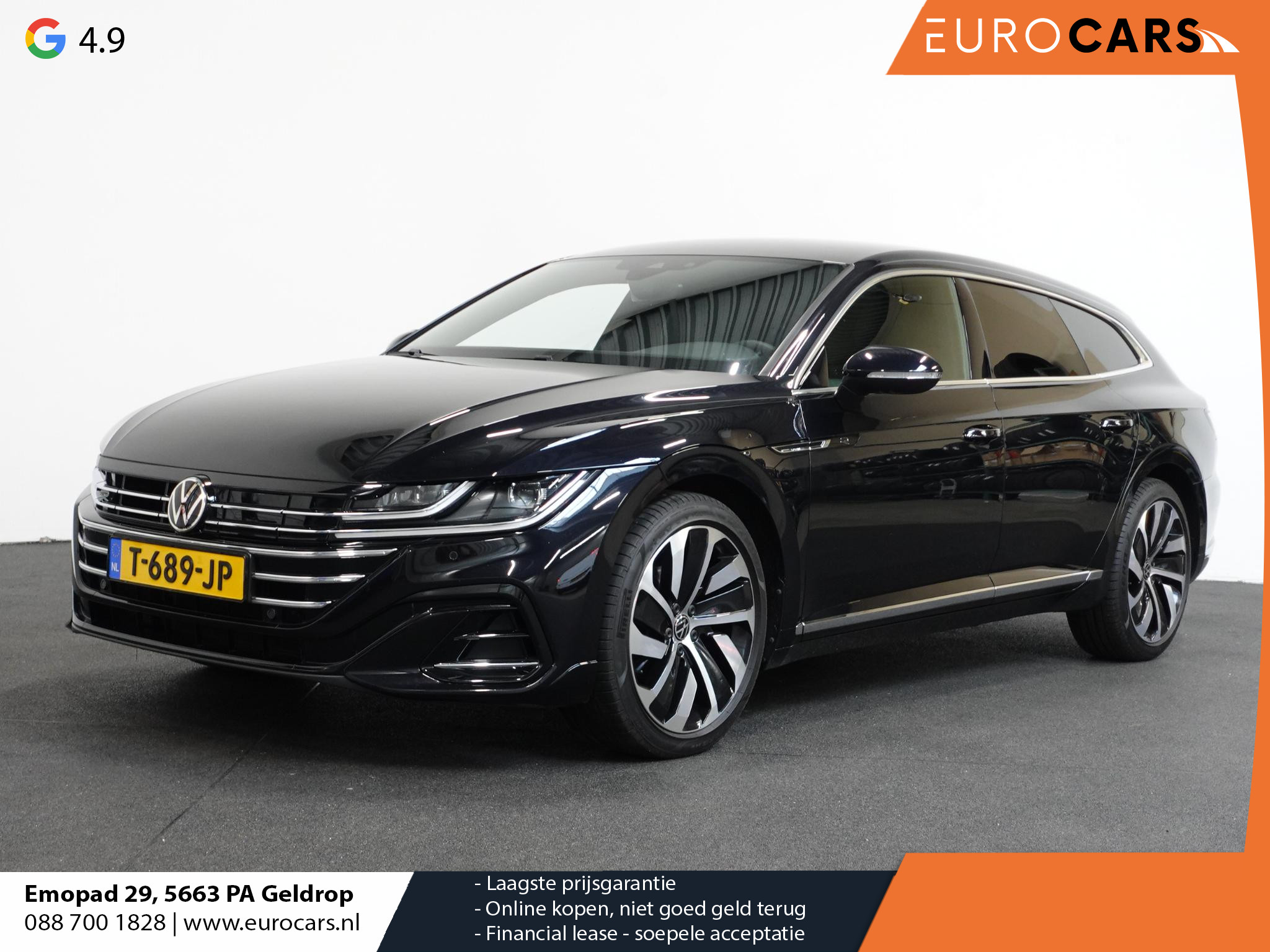 Volkswagen Arteon Shooting Brake 1.4 TSI DSG eHybrid R-Line Phev Navigatie Adaptive Cruise Control Lane Assist Massage Stoel Elektrische Achterklep
