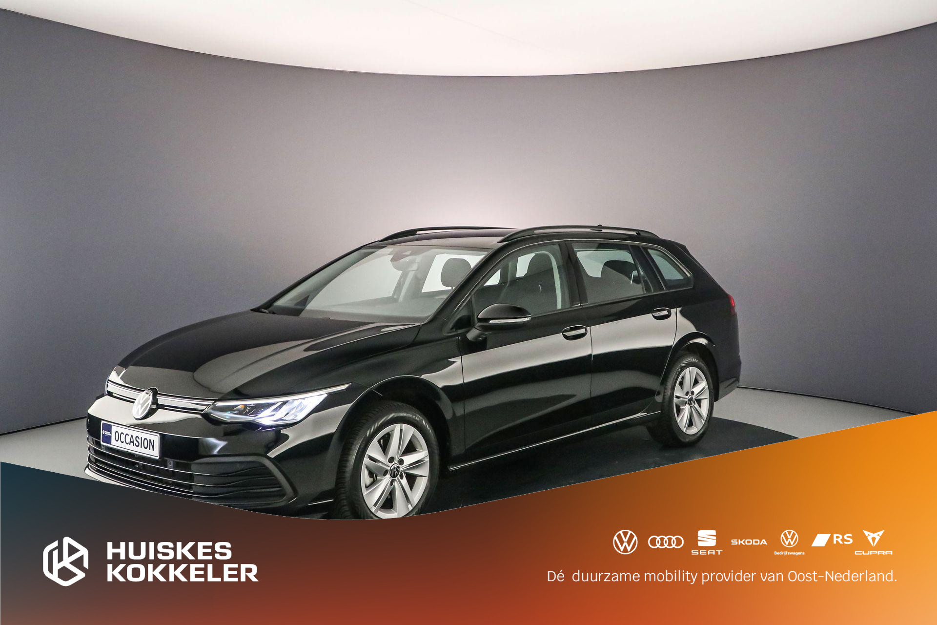 Volkswagen Golf Variant Life Business 1.5 TSI 130pk Adaptive cruise control, Navigatie, Stuurwiel verwarmd, Parkeersensoren, Stoelverwarming, LED koplampen, App connect, Airco, DAB, Radio