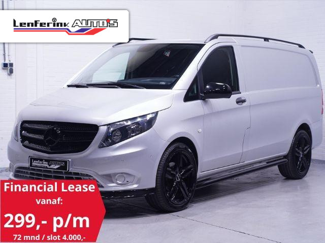 Mercedes-Benz Vito 114 CDI 136 pk Lang Aut. Silver&Black Edition Navi, Camera, 20" LMV, Spoilers V+A, Laadruimte Pakket, 2-Zits