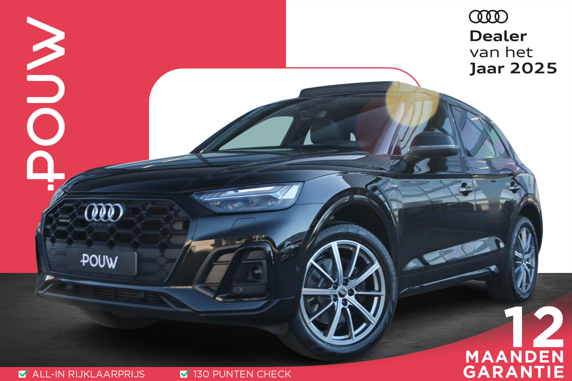 Audi Q5 50 TFSI e 299pk S Edition | Head-up Display | B&O Sound | Panoramadak | SoH 90% | Stuurverwarming | Matrix LED