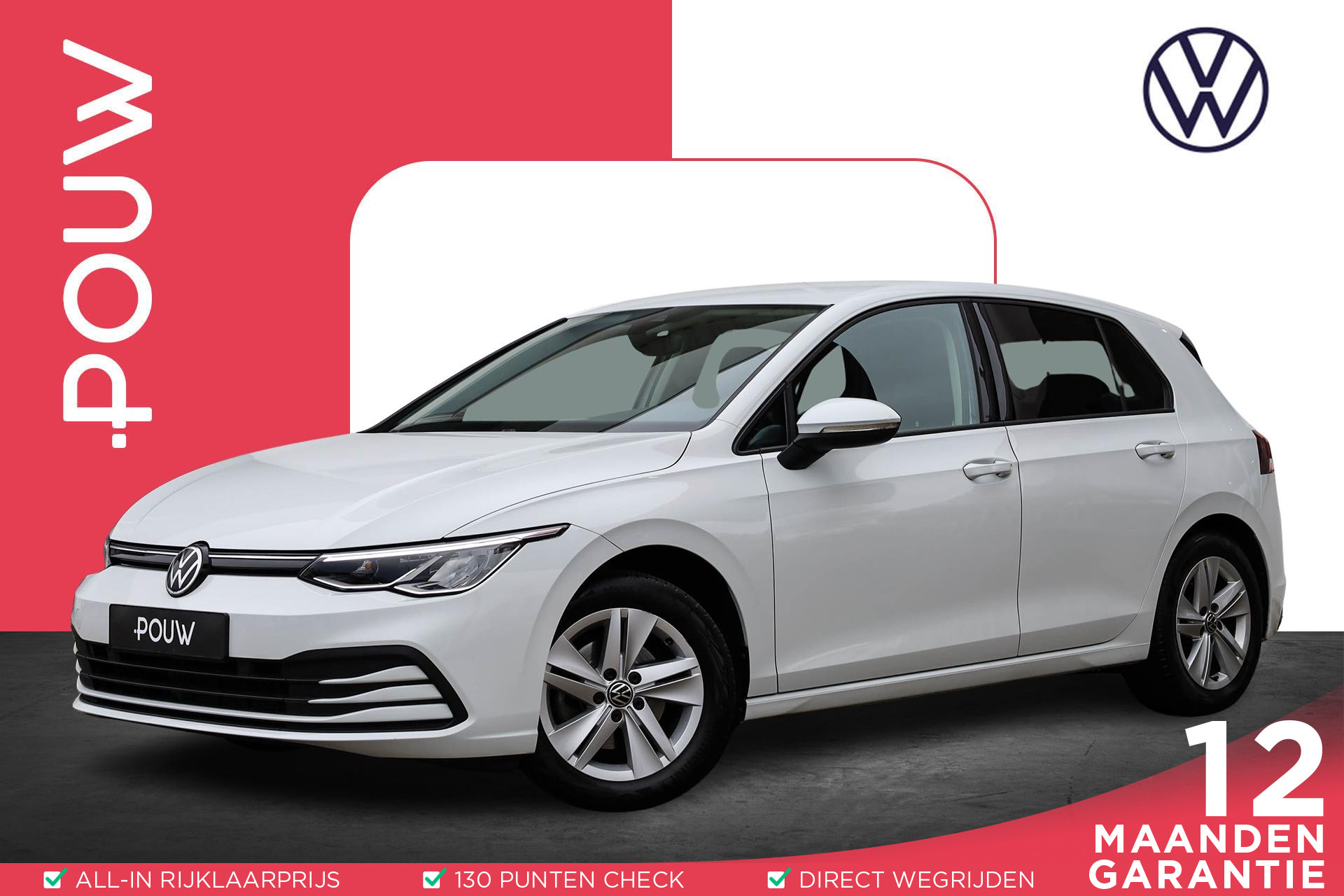 Volkswagen Golf 1.0 TSI 110pk Life | Climate Control | Apple Carplay / Android Auto | Parkeersensoren | Getint Glas