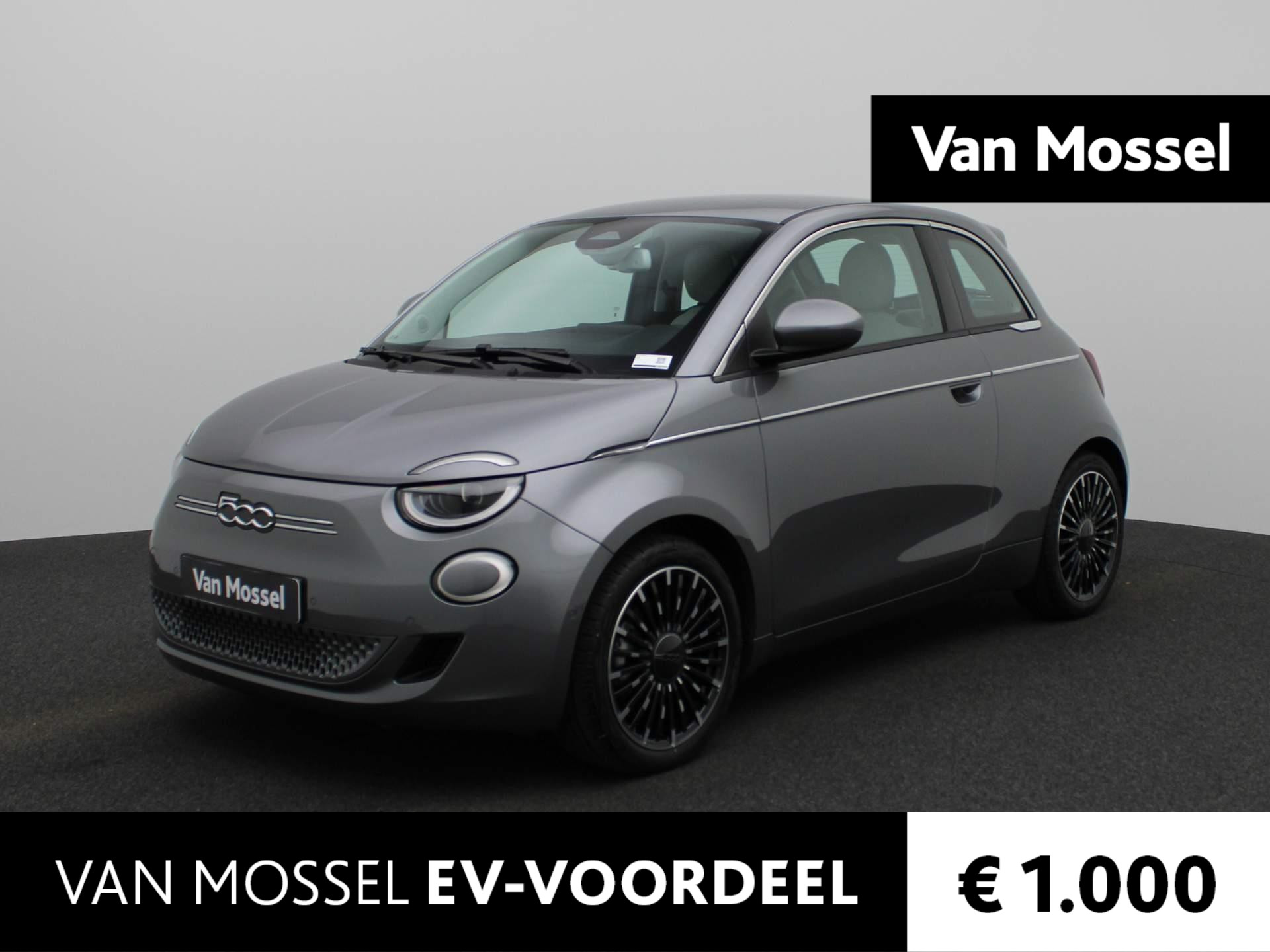 Fiat 500e La Prima 42 kWh | Lederen Bekleding  | Navigatie | Climate Controle | Camera | Parkeersensoren | LMV 17" | LED |