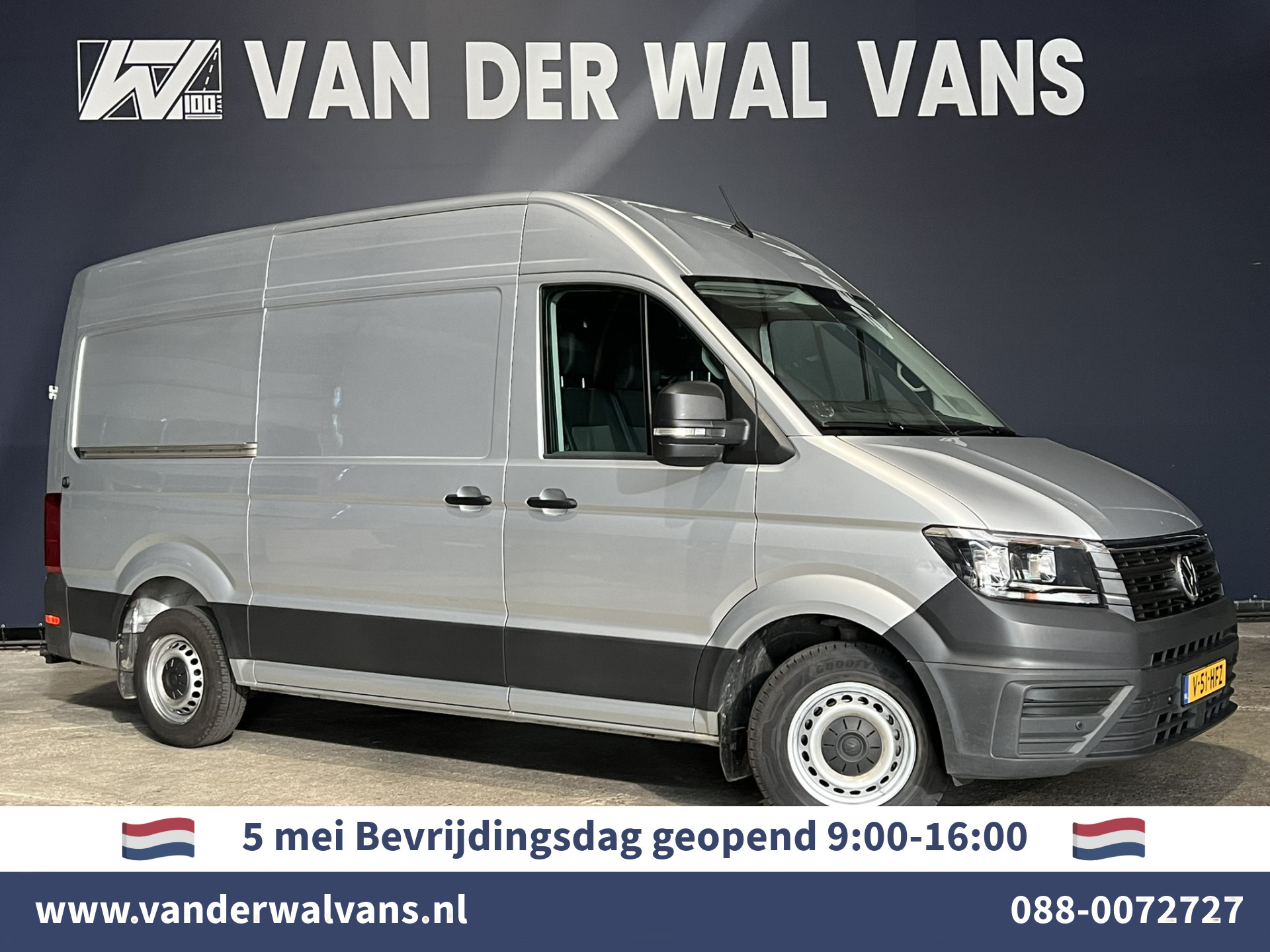 Volkswagen Crafter 2.0 TDI 141pk L3H3 L2H2 Euro6 Airco | Camera | Apple Carplay | Cruisecontrol Android Auto, Parkeersensoren, Bijrijdersbank, 3000kg Trekvermogen