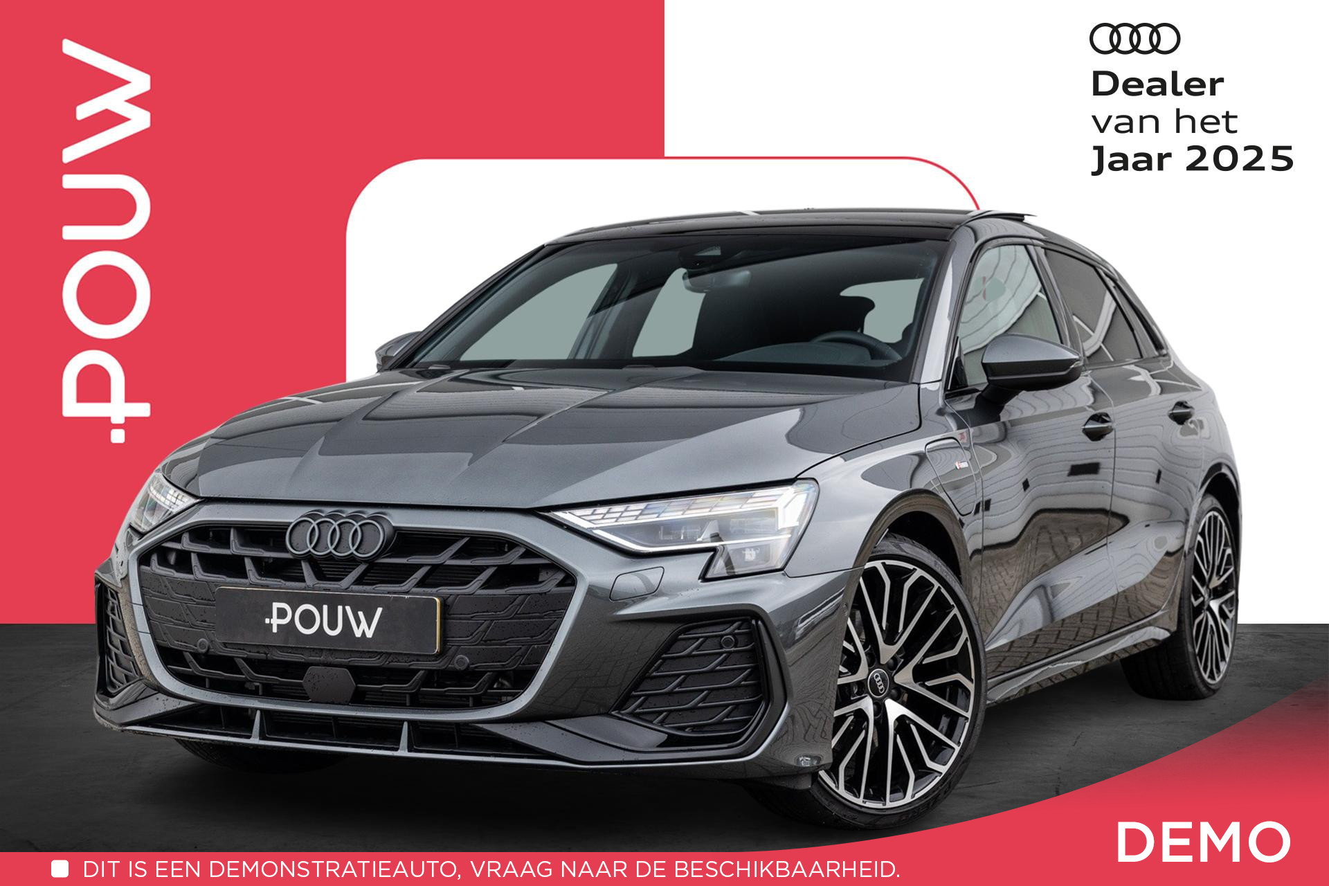 Audi A3 Sportback 40 TFSI e 204pk S Edition | Panoramadak | Sonos Audio | 19" Velgen