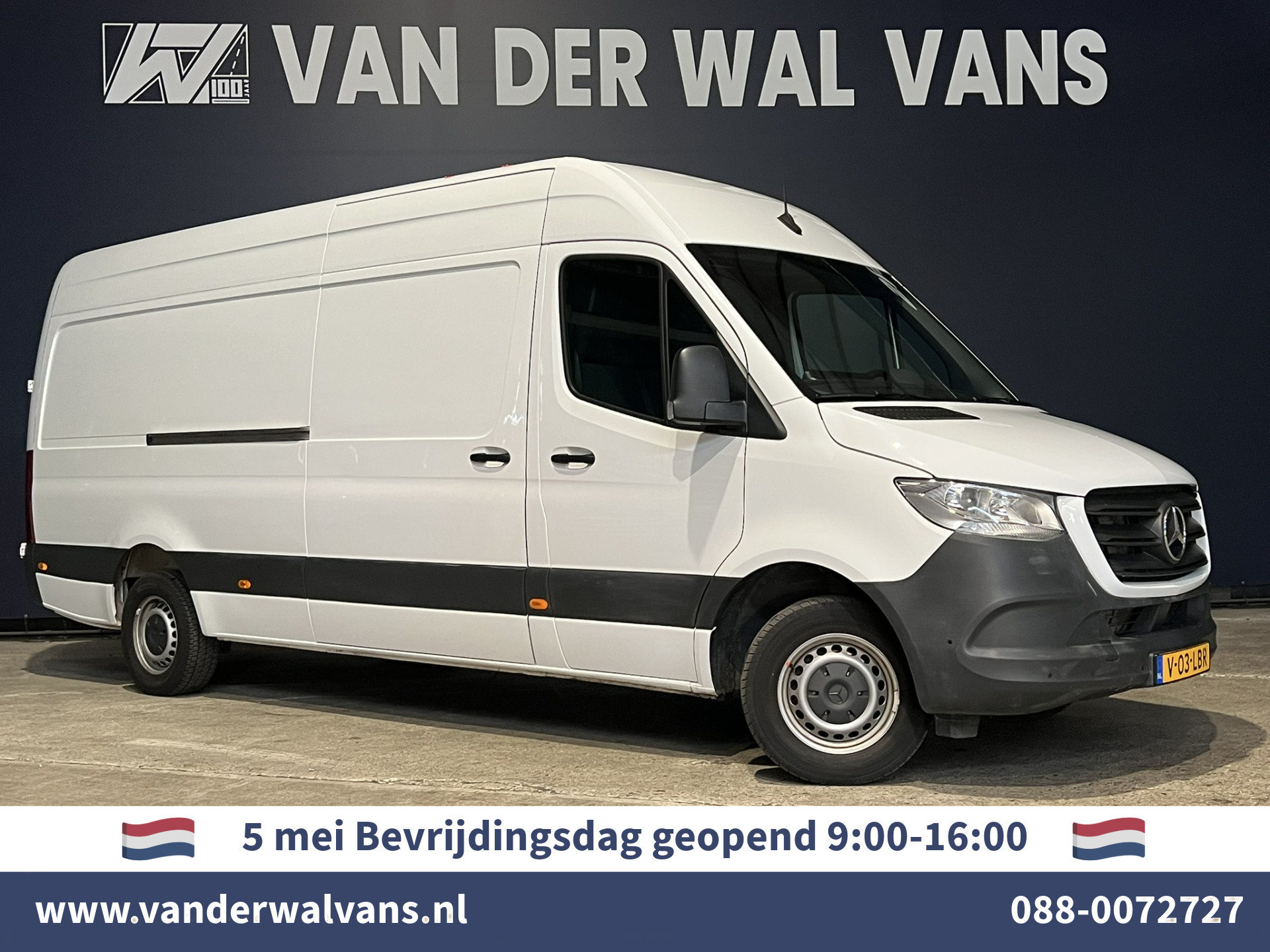 Mercedes-Benz Sprinter 317 CDI 170pk L3H2 Fabrieksgarantie Euro6 Airco | Camera | Apple Carplay | Android Auto | Cruisecontrol, Chauffeursstoel, Parkeersensoren, Stoelverwarming, Bijrijdersbank