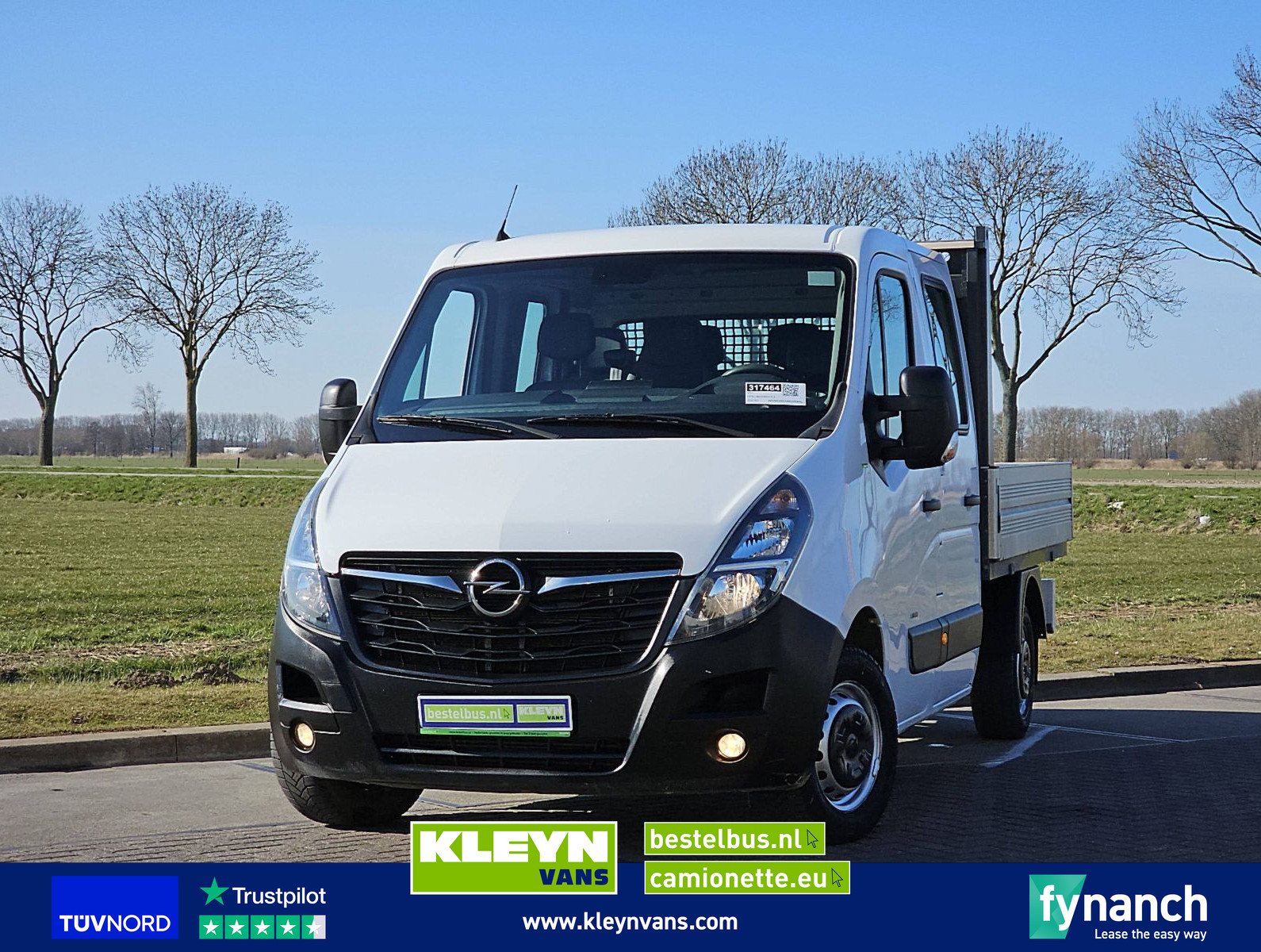 Opel Movano 2.3 DUB CAB Open-Laadbak