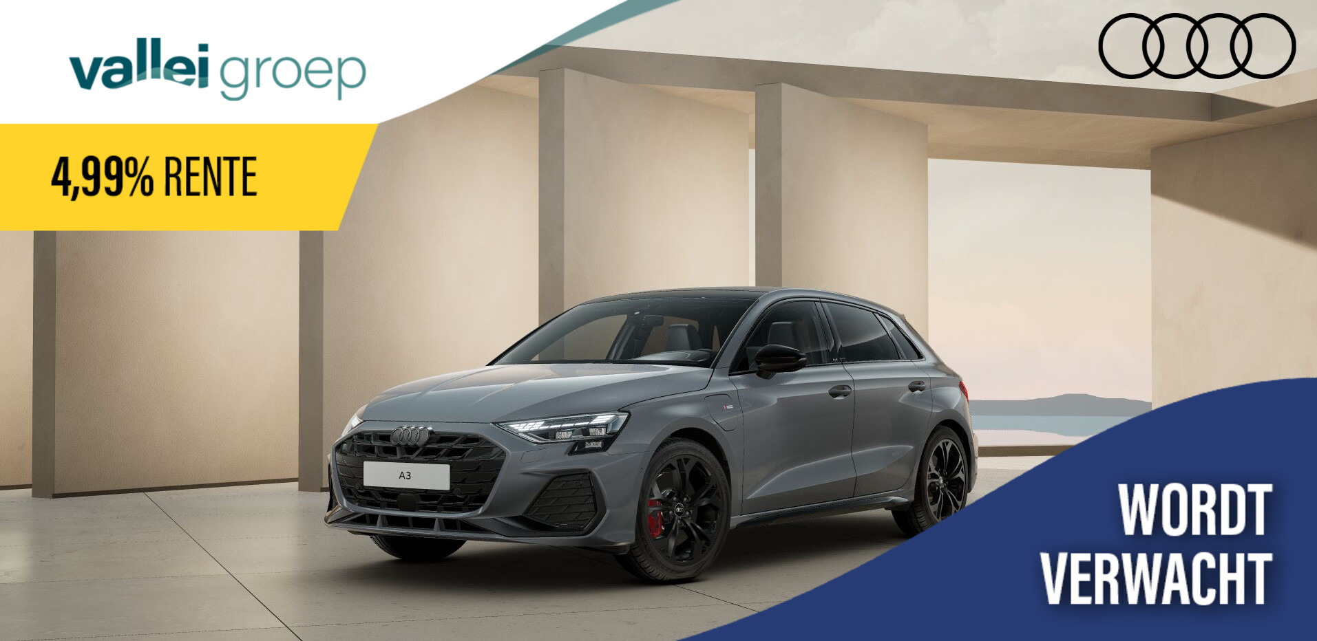 Audi A3 S edition Competition 45 TFSI e 180 kW / 245 PK Sp | NARDO GRIJS | Panoramadak | Matrix-Led |