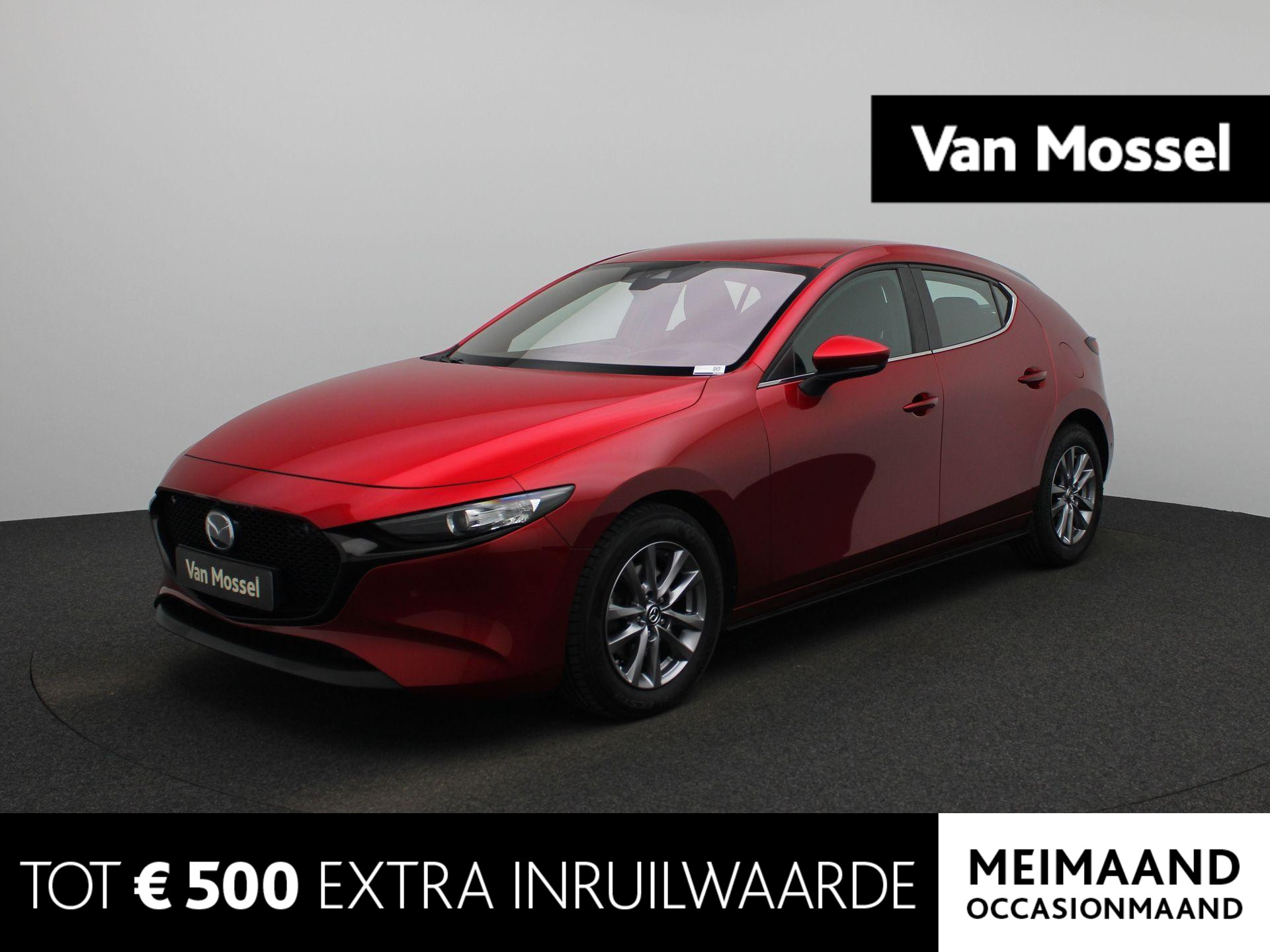 Mazda 3 Hatchback 2.0 e-SkyActiv-X M Hybrid 186 | Navigatie | Climate-Control | Cruise-Control | Camera | Stuur + stoelverwarming |