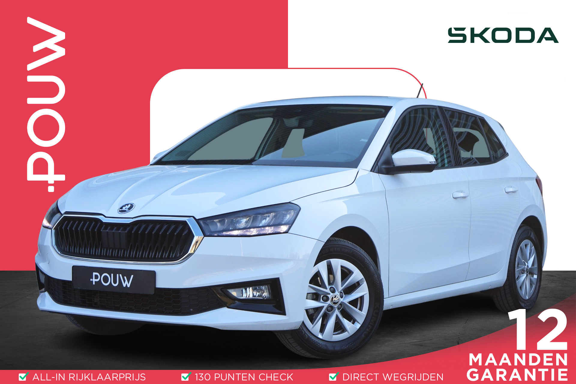 Škoda Fabia 1.0 TSI 95pk Business Edition | Climate Control | PDC | Smartlink Navigatie | Lm Velgen