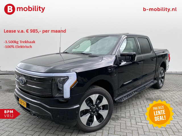 Ford F-150 - Lightning Platinum 4x4 USA Extended Range 500km | Trekhaak 3500kg | Leer | Top View Camera | LED | Navigatie | Schuif/Kanteldak | Direct Leverbaar! | Pick Up
