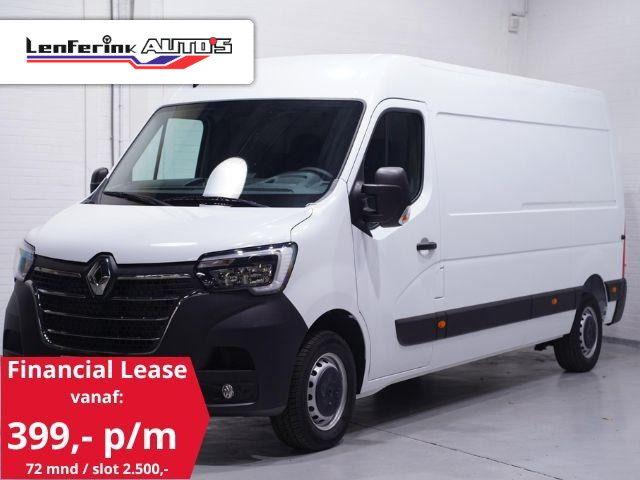 Renault Master 2.3 DCi 135 pk L3H2 Navi, Camera, BPM vrij Airco, Cruise control, Laadruimte Pakket, PDC V+A, 3-Zits, Nieuw 2024