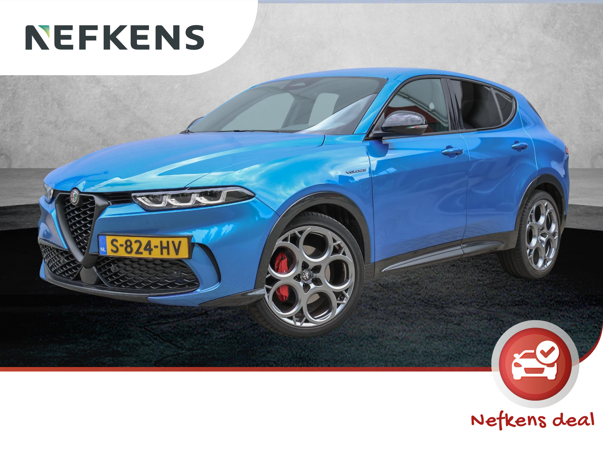 Alfa Romeo Tonale 160pk Turbo Hybrid Veloce (/20"LMV/LEER/1ste eig./Keyless/LED/WinterPack/Camera)