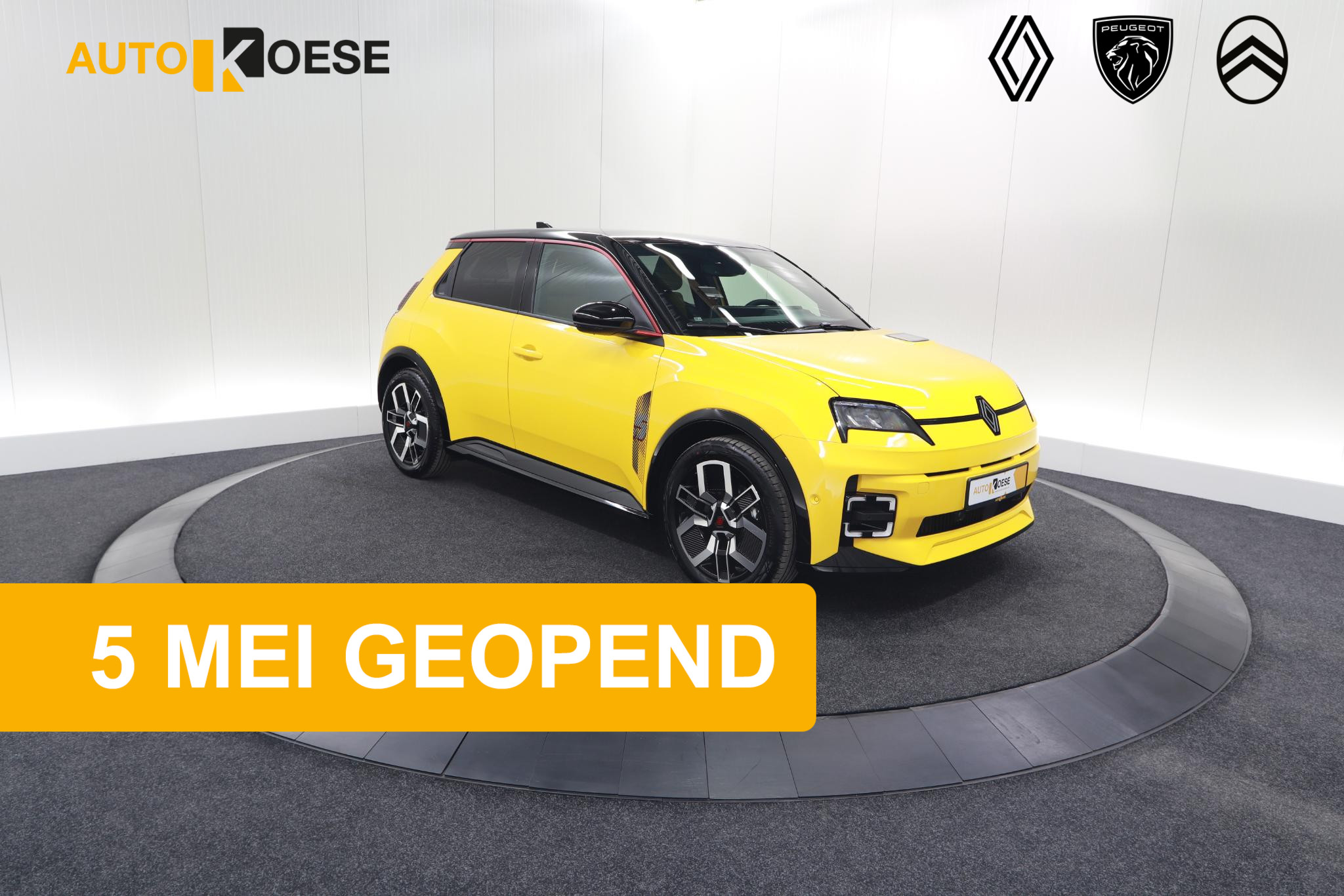 Renault 5 Comfort Range Iconic Cinq 52 kWh | Camera | Adaptieve Cruise Control | Pack Winter | Navigatie | 18 Inch Lichtmetalen Velgen