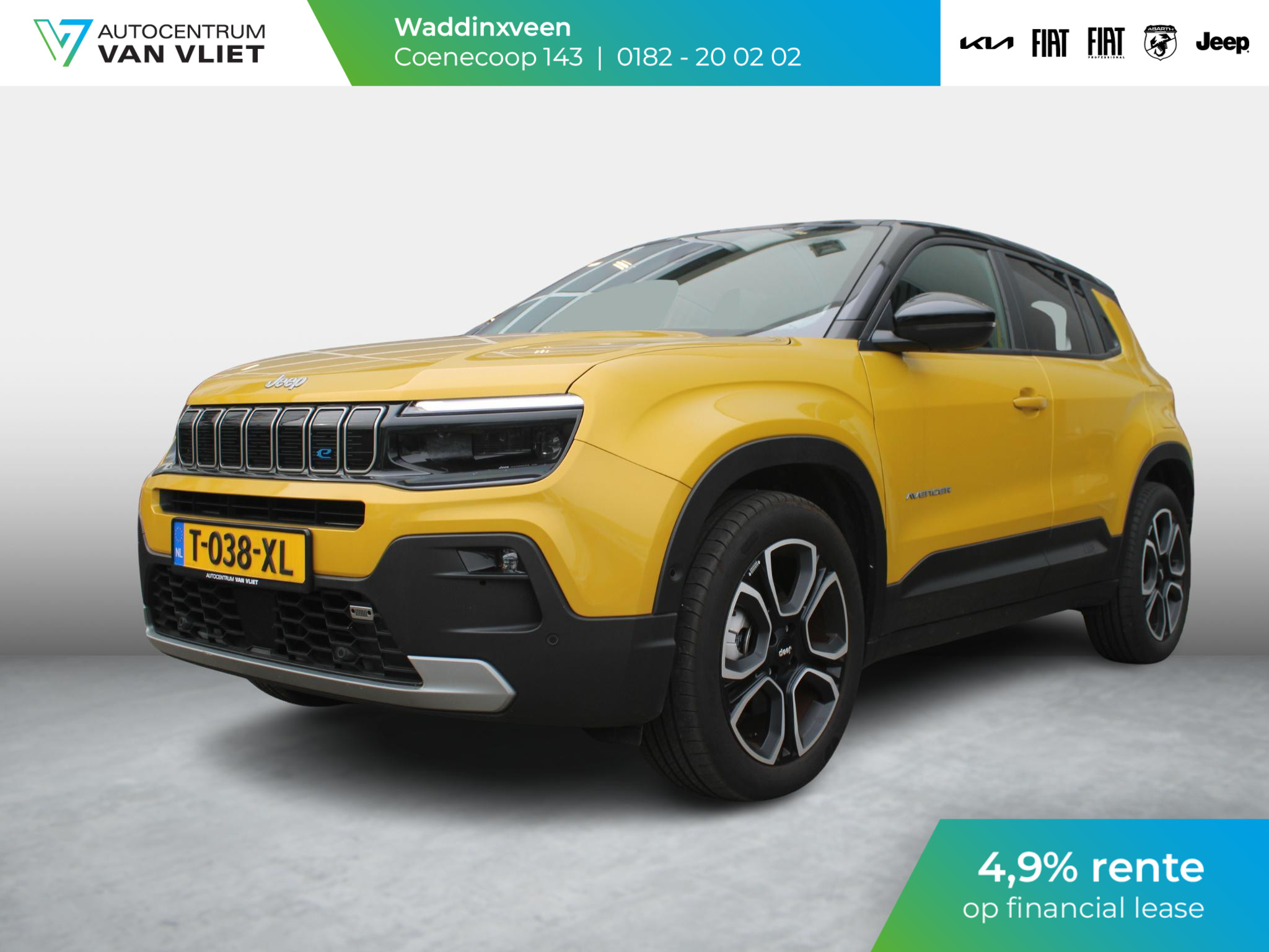 Jeep Avenger 1st Edition 54 kWh | Adapt. Cruise | 18" | Navi | Stoelverwarming | Camera | Bicolore |