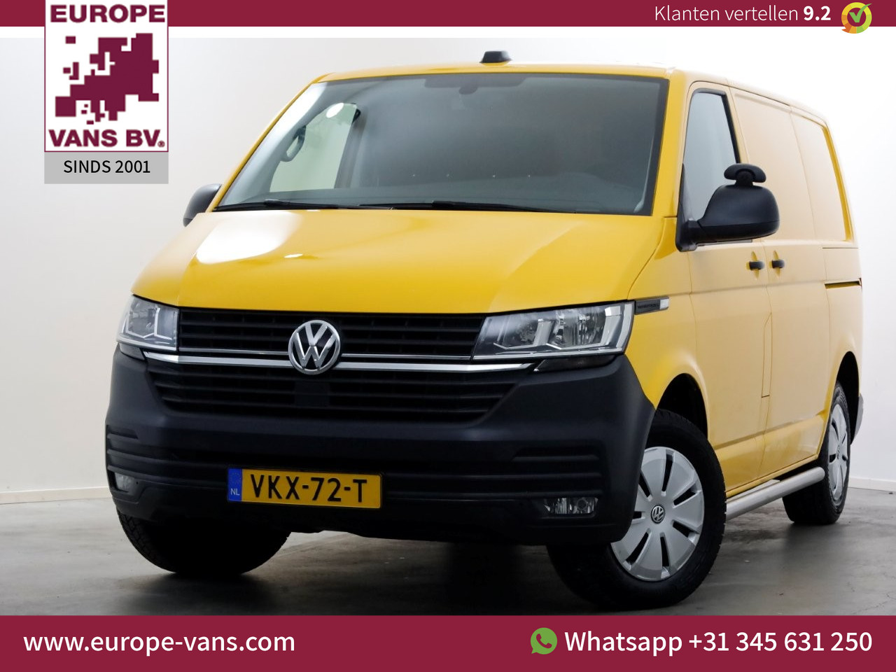 Volkswagen Transporter T6.1 2.0 TDI 150pk DSG-Automaat L1H1 2x Schuifdeur/Achterklep 08-2021