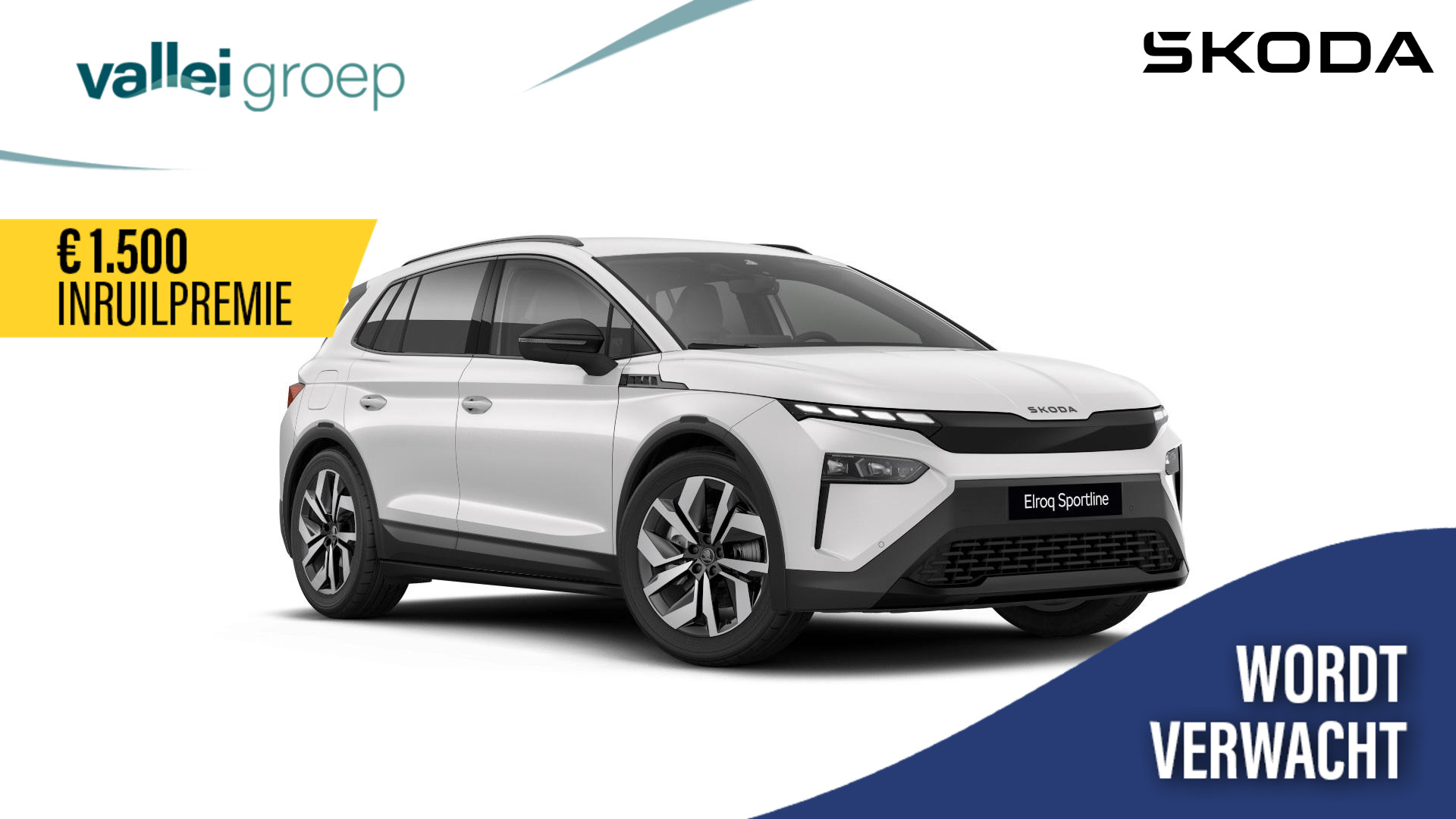 Škoda Elroq Sportline Elektromotor 210 kW / 286 PK SUV Elektrische aandrijving