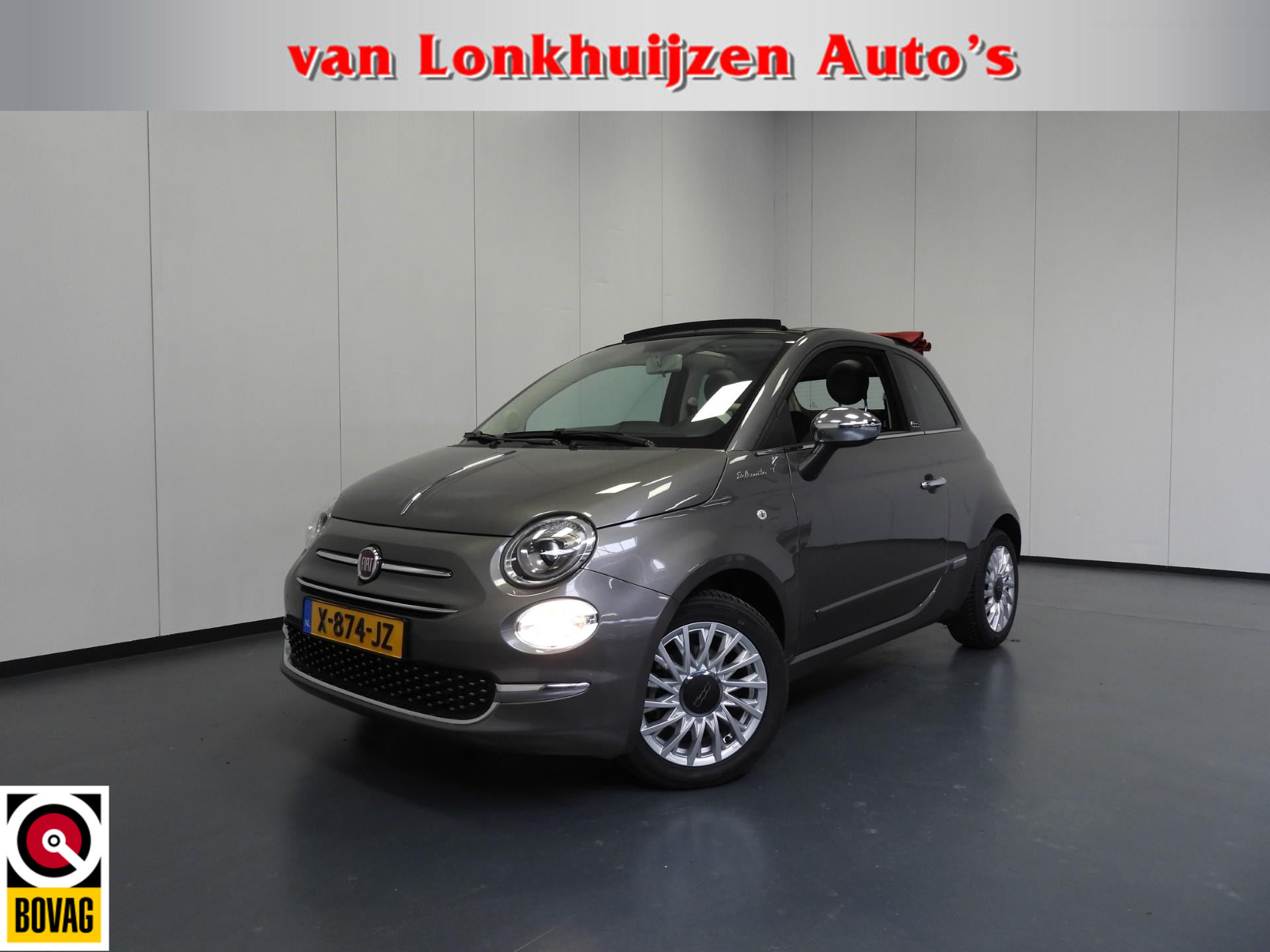 Fiat 500C 1.0 Cabrio Hybrid Dolcevita NAVI/AIRCO/CRUISE/PDC/LMV!