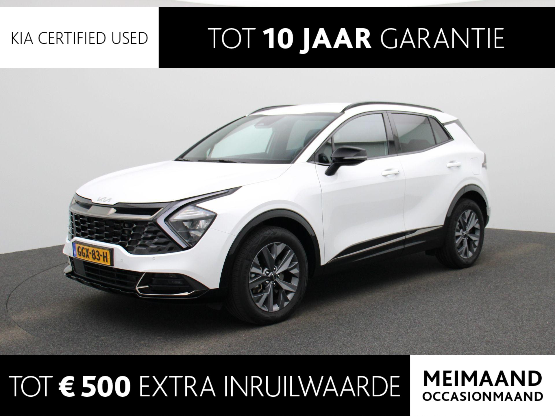 Kia Sportage 1.6 T-GDi Hybrid Dark Edition Navi | Camera | Leder | Stoel en stuurverwarming | Elektrische stoel | Clima | Cruise | HEV
