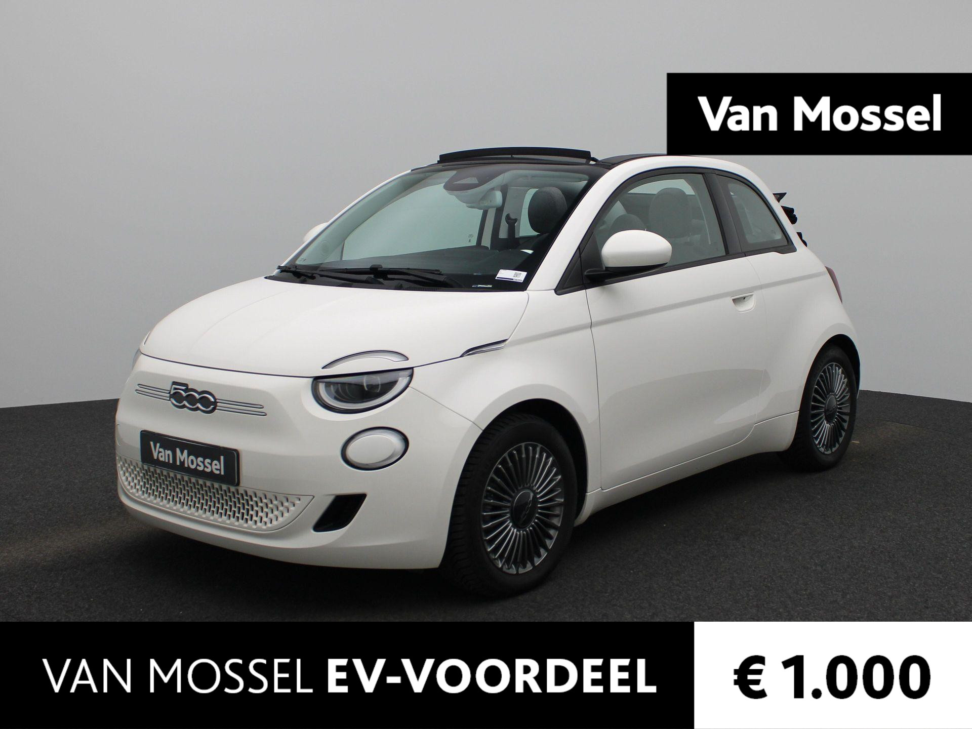 Fiat 500e C Icon 42 kWh | Navigatie | Cruise Controle | Parkeersensoren | Apple carplay/ Android Auto | LMV 16" |