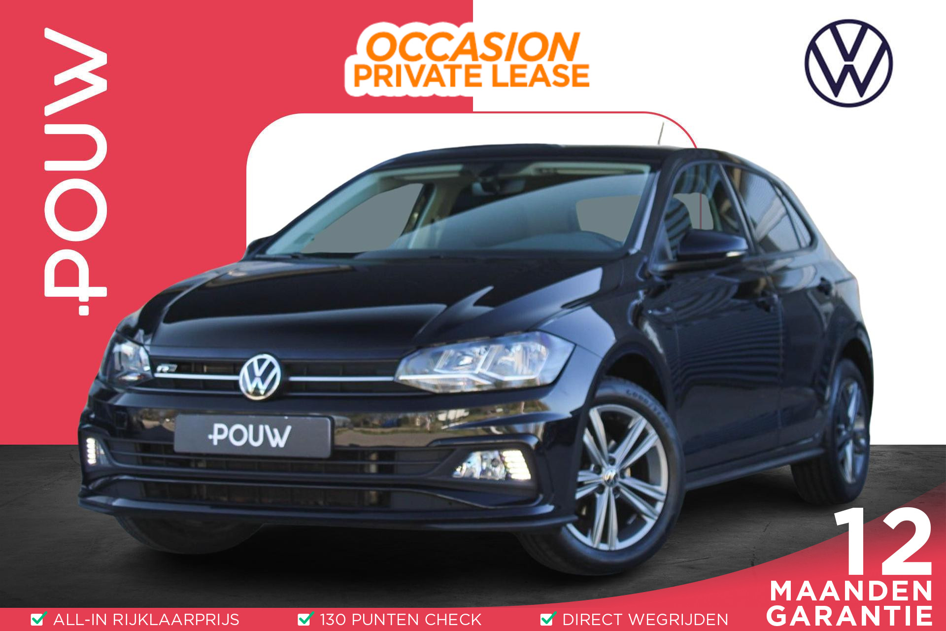 Volkswagen Polo 1.0 TSI 95pk DSG R-Line Edition | PDC Aoor & Achter | Apple Carplay / Android Auto | Climatronic | Achteruitrijcamera