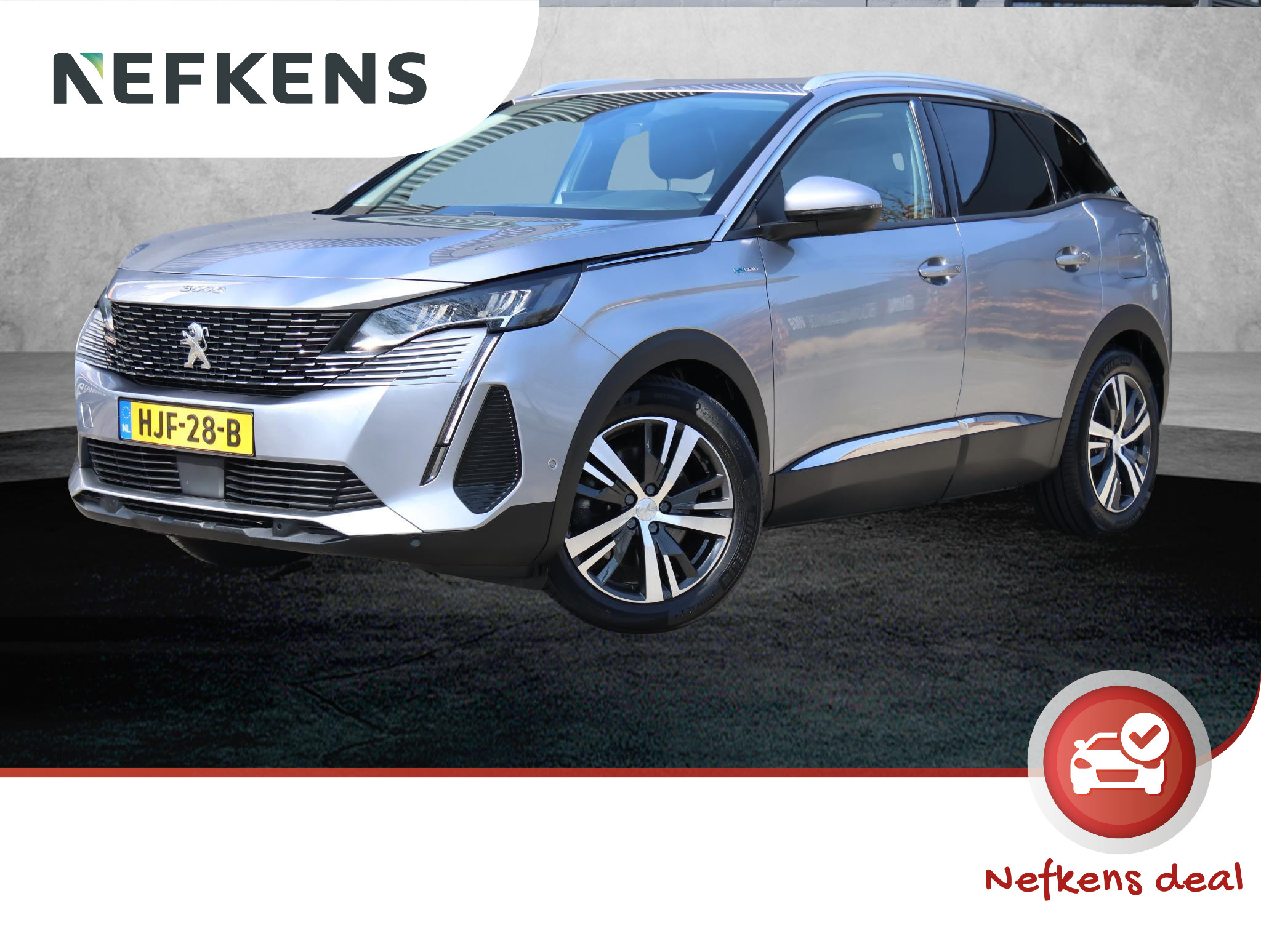 Peugeot 3008 1.6 HYbrid 225PK Allure | Climate Control | Camera | Cruise Control | Stoelverwarming | Apple Carplay & Android Auto | Navigatie | Elektrische Achter Klep |