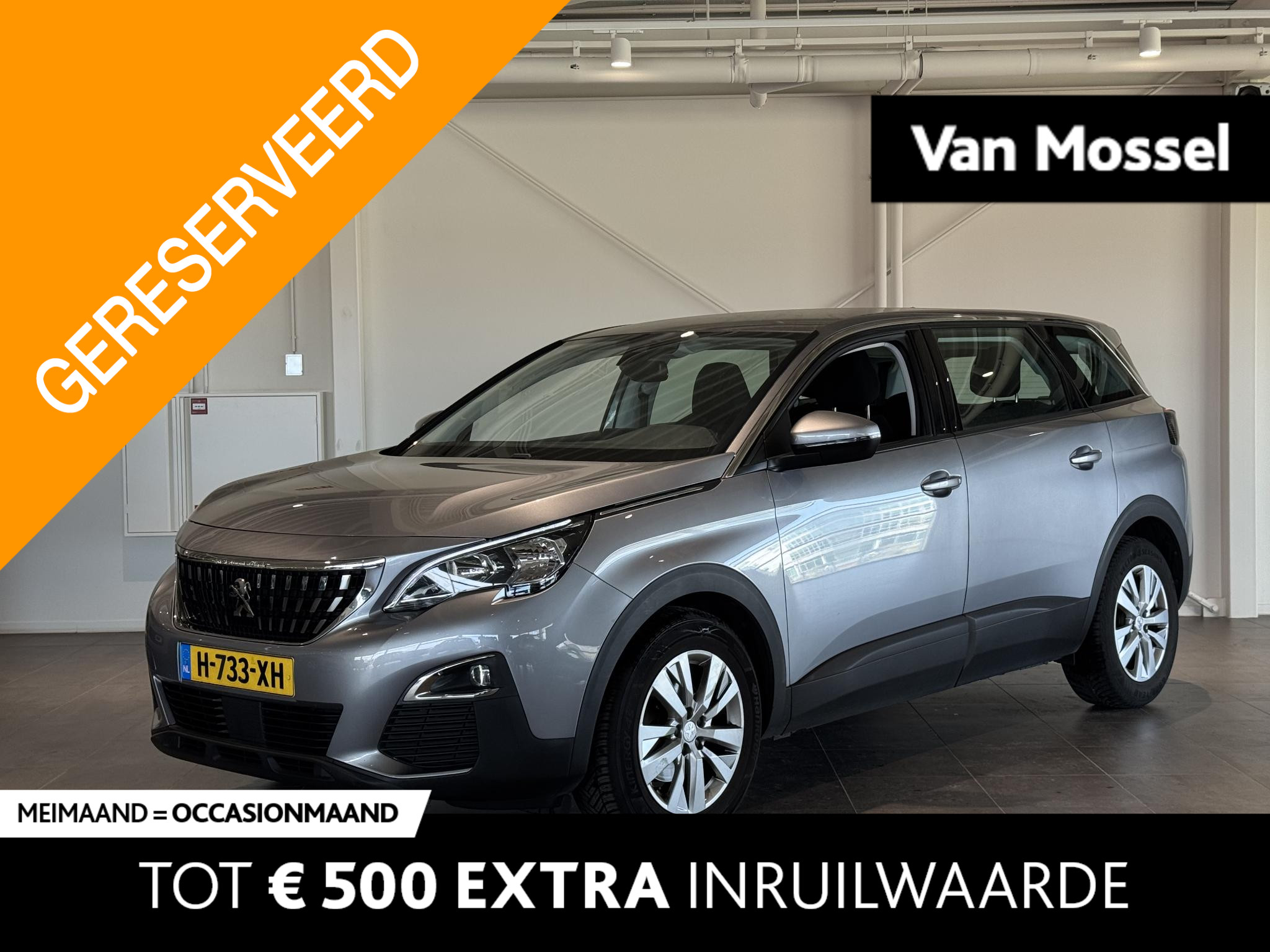 Peugeot 5008 Blue Lease Executive - NAVIGATIE - 7-PERSOONS AUTO - CRUISE CONTROL!
