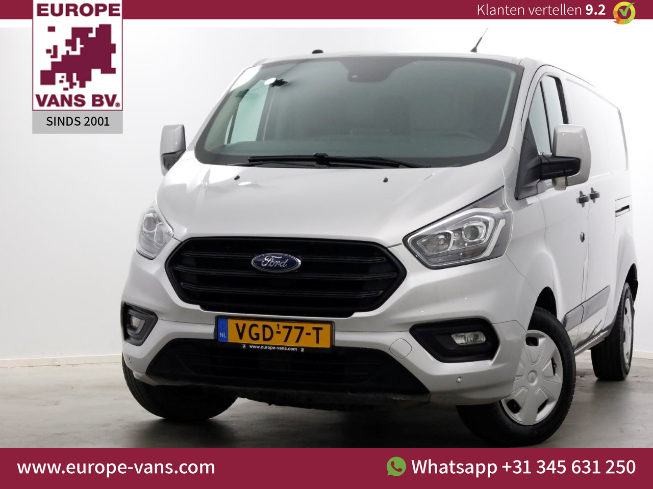 Ford Transit Custom 2.0 TDCI 130pk E6 L2H1 Trend Airco/Navi/2x Schuifdeur 04-2020