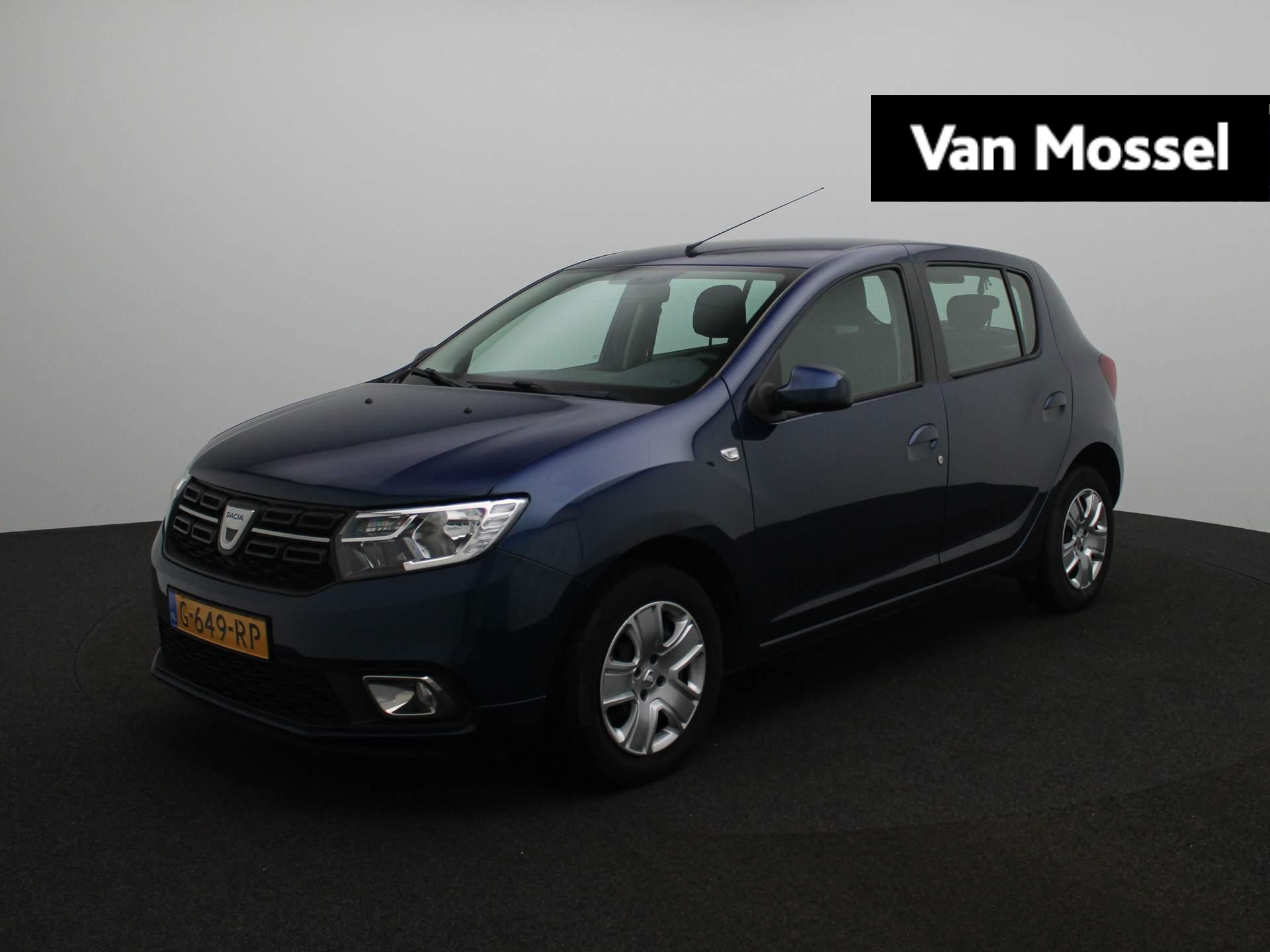 Dacia Sandero SCe 70 Lauréate | Airco | Cruise Control met snelheidsbegrenzer | Middenarmsteun vóór | Met leder bekleed stuurwiel |