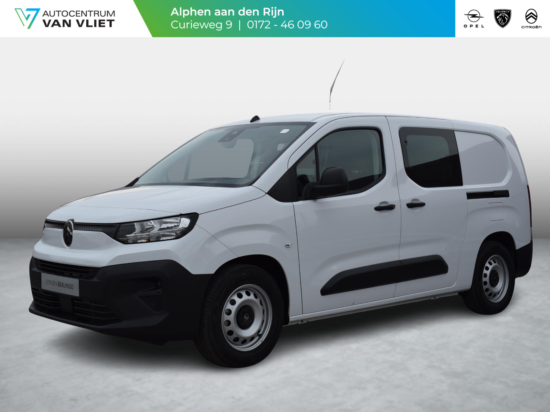 Citroën ë-Berlingo 136 Flex Crewcab L2 50 kWh | 5 PERSOONS | GRIJS KENTEKEN | CARPLAY | NAVIGATIE