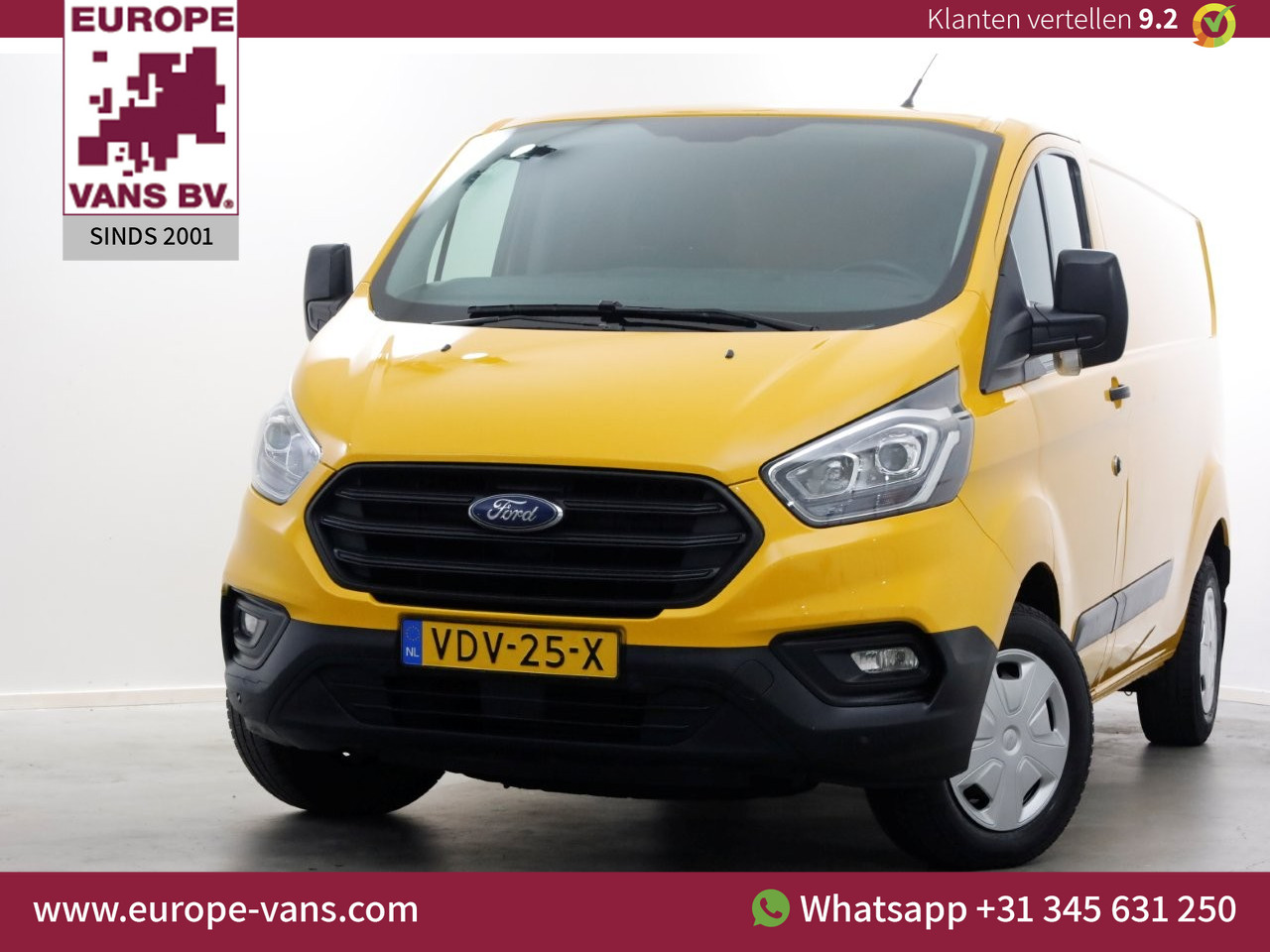 Ford Transit Custom 340 2.0 TDCI 130pk L2H1 Trend Airco/Trekhaak 2800kg 01-2020