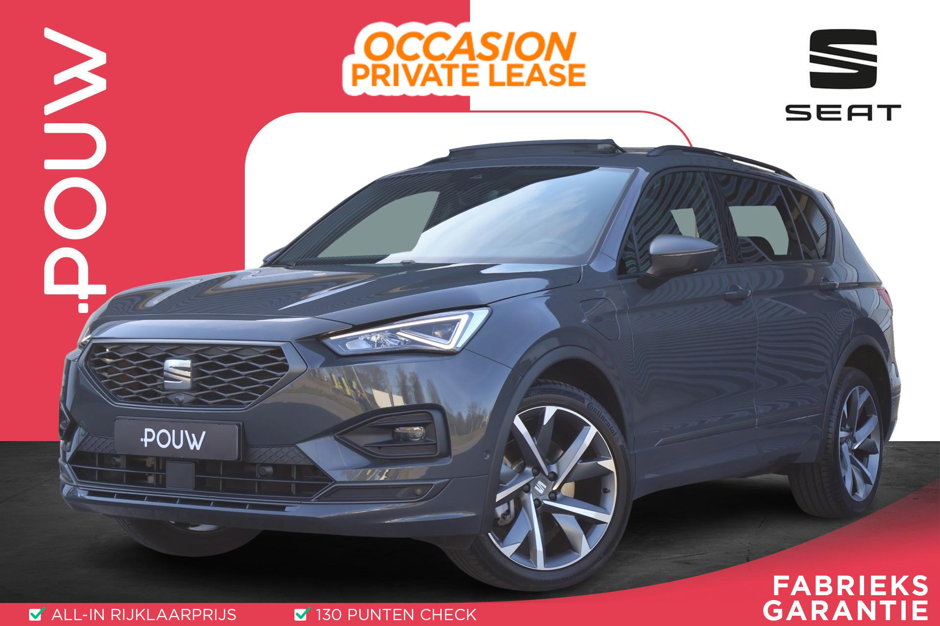 SEAT Tarraco 1.4 TSI 245pk e-Hybrid PHEV FR Business | Panoramadak | 20" Velgen