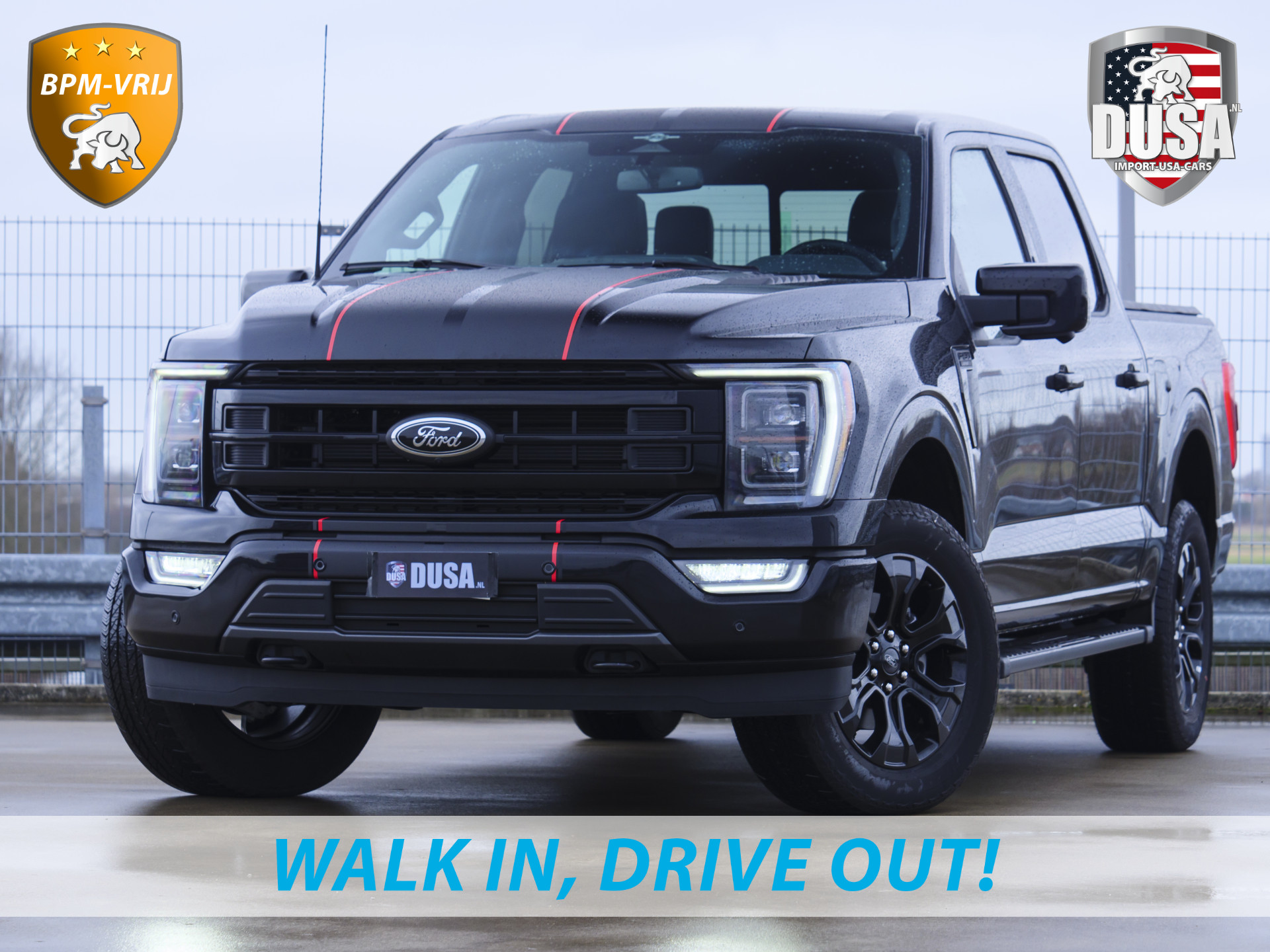 Ford F-150 5.0 V8 | Super Crew | Lariat FX4 | Black Edition | BPM-VRIJ 360 Camera | Pano | Black Edition | Getoonde accessoires zijn verkrijgbaar tegen meerprijs