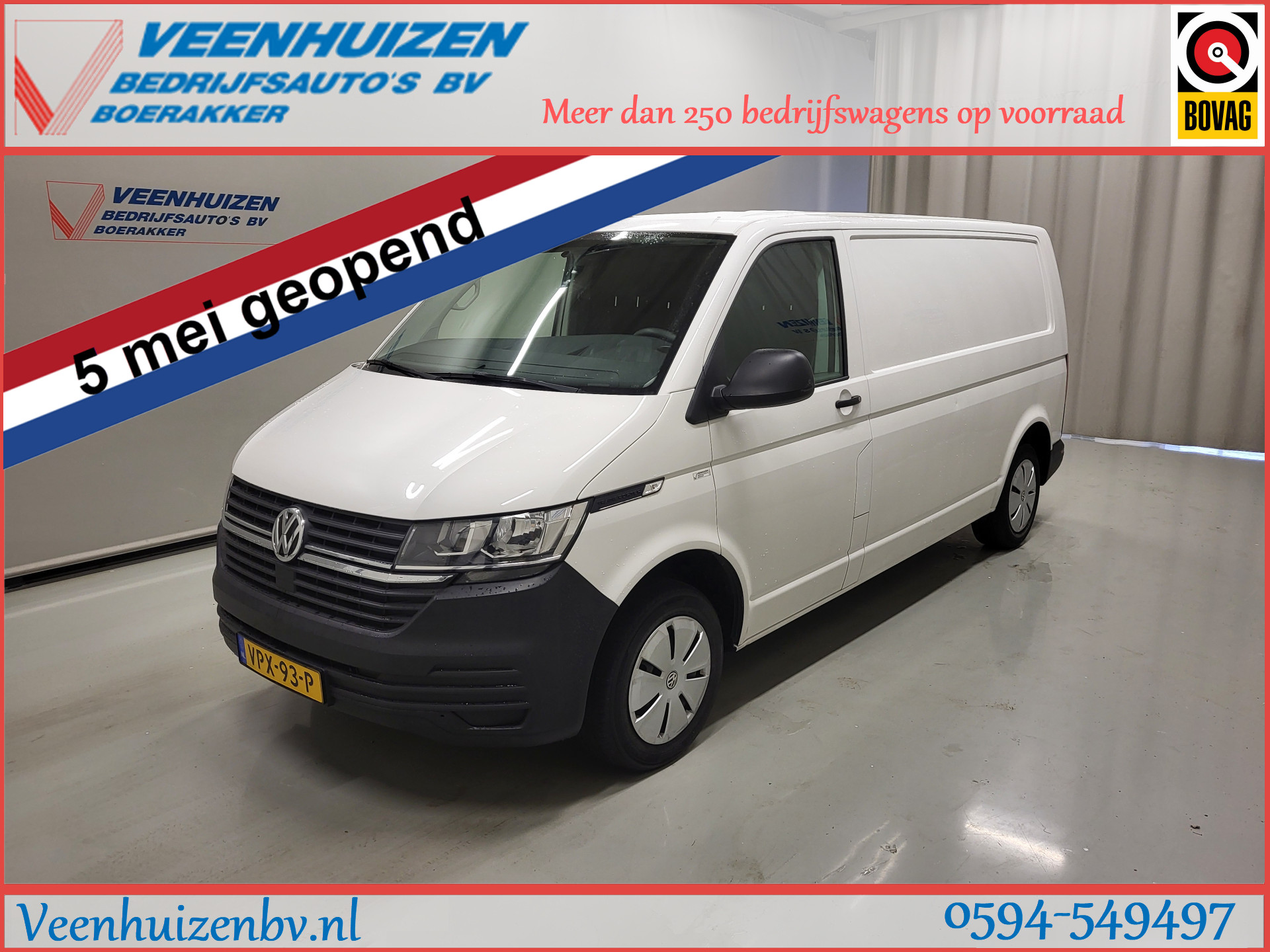 Volkswagen Transporter 2.0TDI L2/H1 Euro 6!