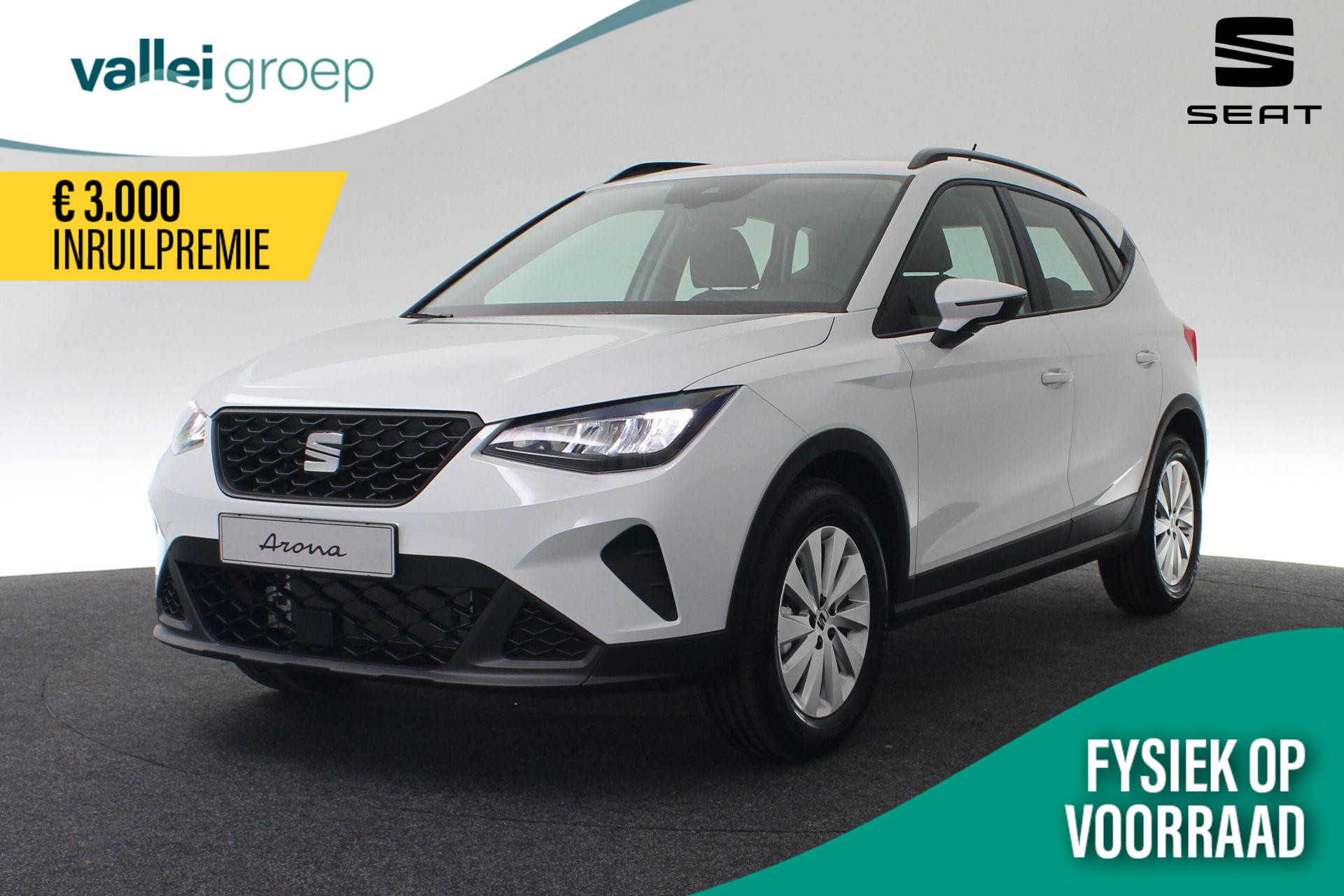 SEAT Arona Style 1.0 EcoTSI 70 kW / 95 pk | LED | Cruise Control | Front Assist | DAB | 16 inch