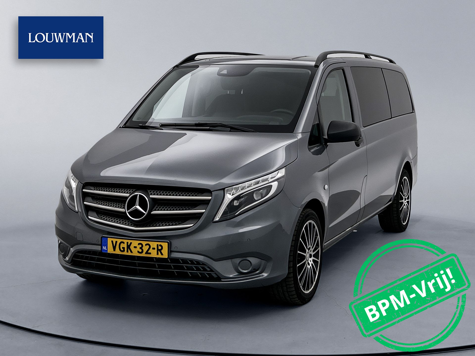 Mercedes-Benz Vito 119 CDI Lang Dubbele Cabine LED Trekhaak Navigatie Achteruitrijcamera Betimmering Cruise Control