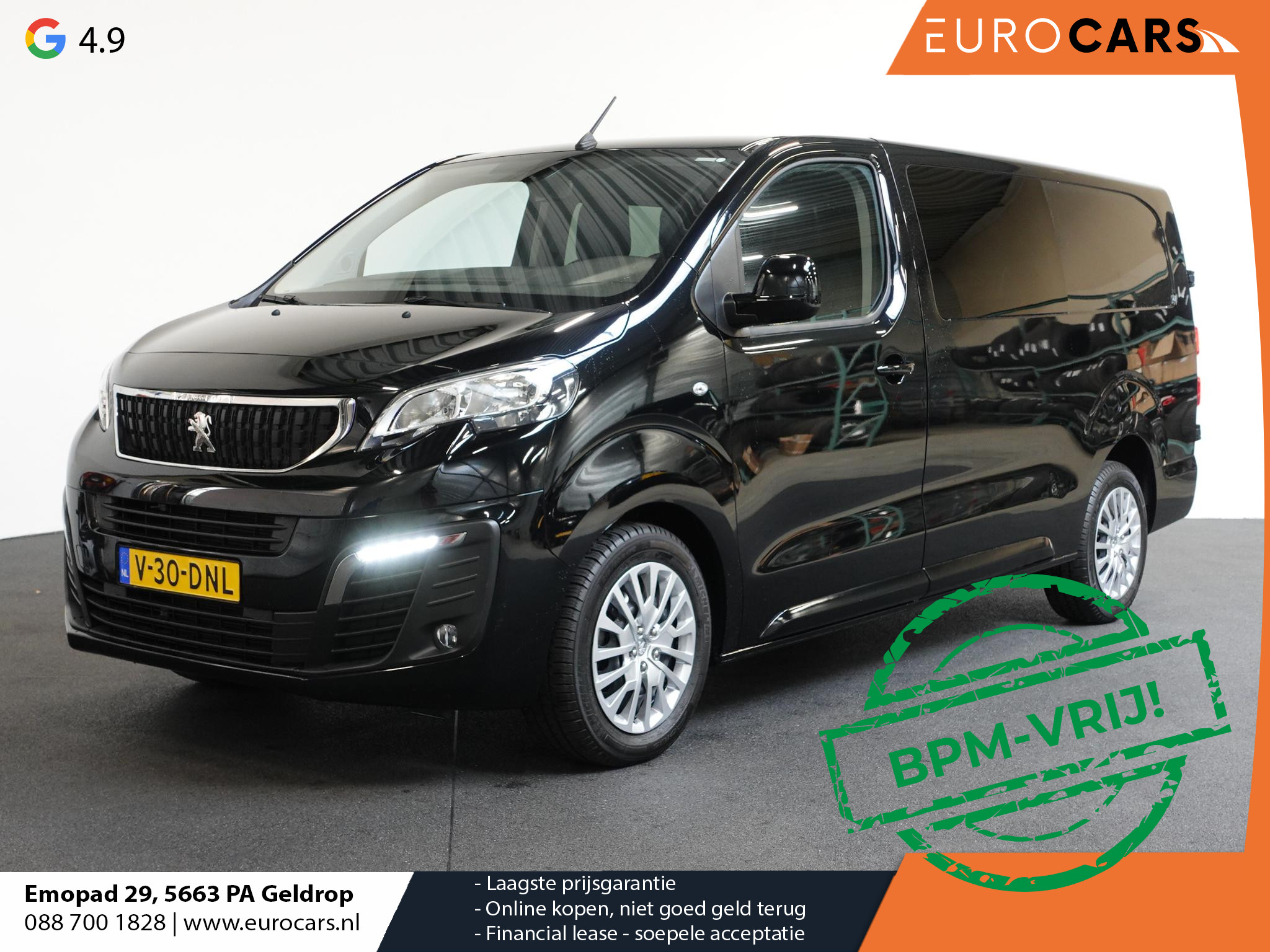 Peugeot Expert 2.0 BlueHDI 180 Long Premium Dubbele Cabine Automaat Airco Bluetooth LM Velgen Look pakket