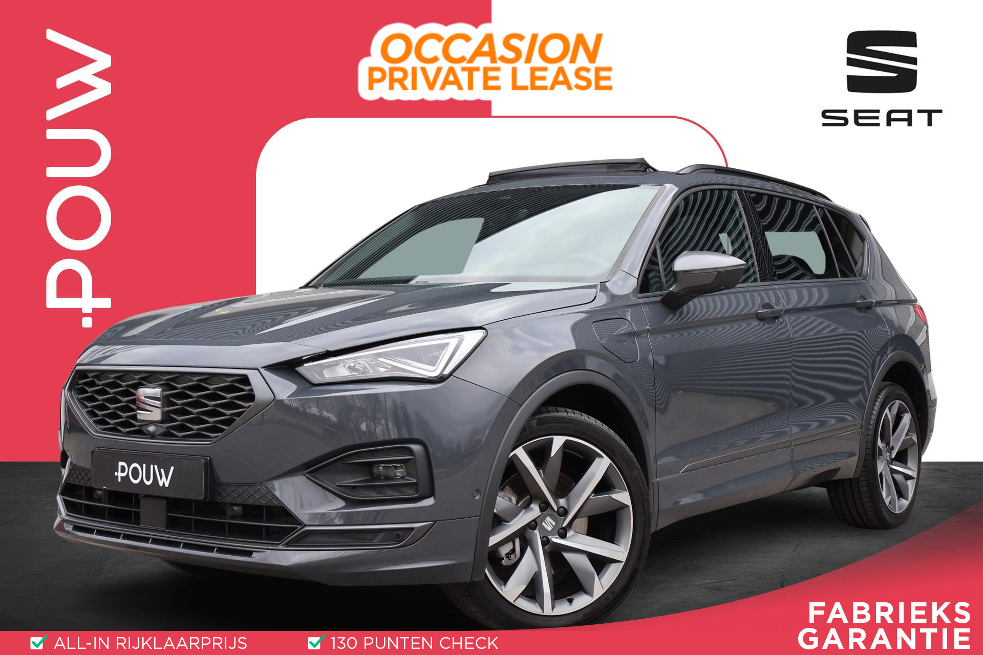 SEAT Tarraco 1.4 TSI 245pk e-Hybrid PHEV FR Business | Panoramadak | 360 View Camera | Elektrische Achterklep | Apple CarPlay / Android Auto
