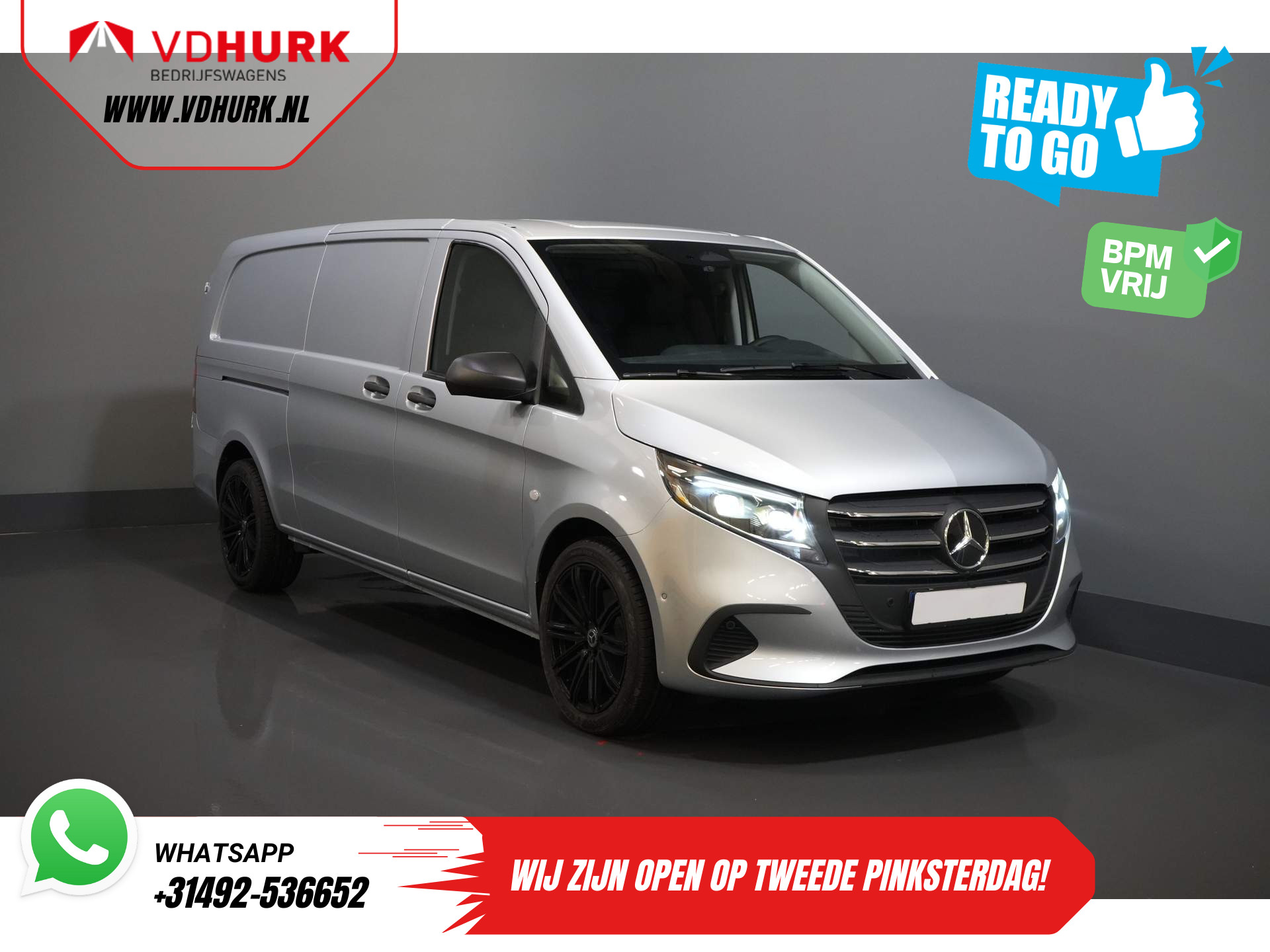 Mercedes-Benz Vito 116 CDI Aut. L3 Select BPM VRIJ! LED/ LMV/ 2.5t Trekverm./ Carplay/ Camera