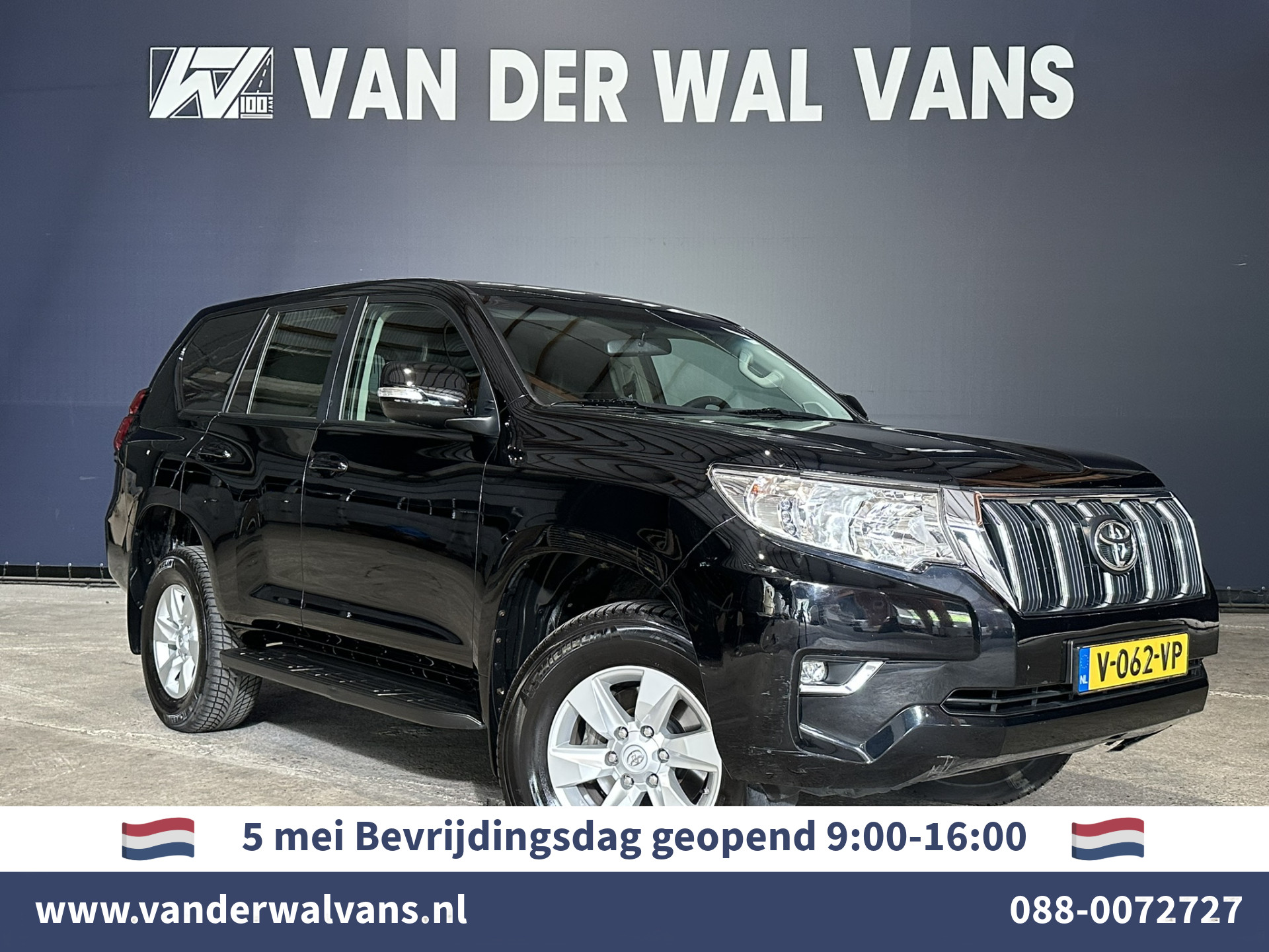 Toyota Land Cruiser 2.8 D-4D-F 177pk Automaat 3000kg Trekhaak Euro6 Airco | Camera | Navigatie | LM velgen Cruisecontrol, Parkeersensoren, Stoelverwarming, Verwarmde voorruit