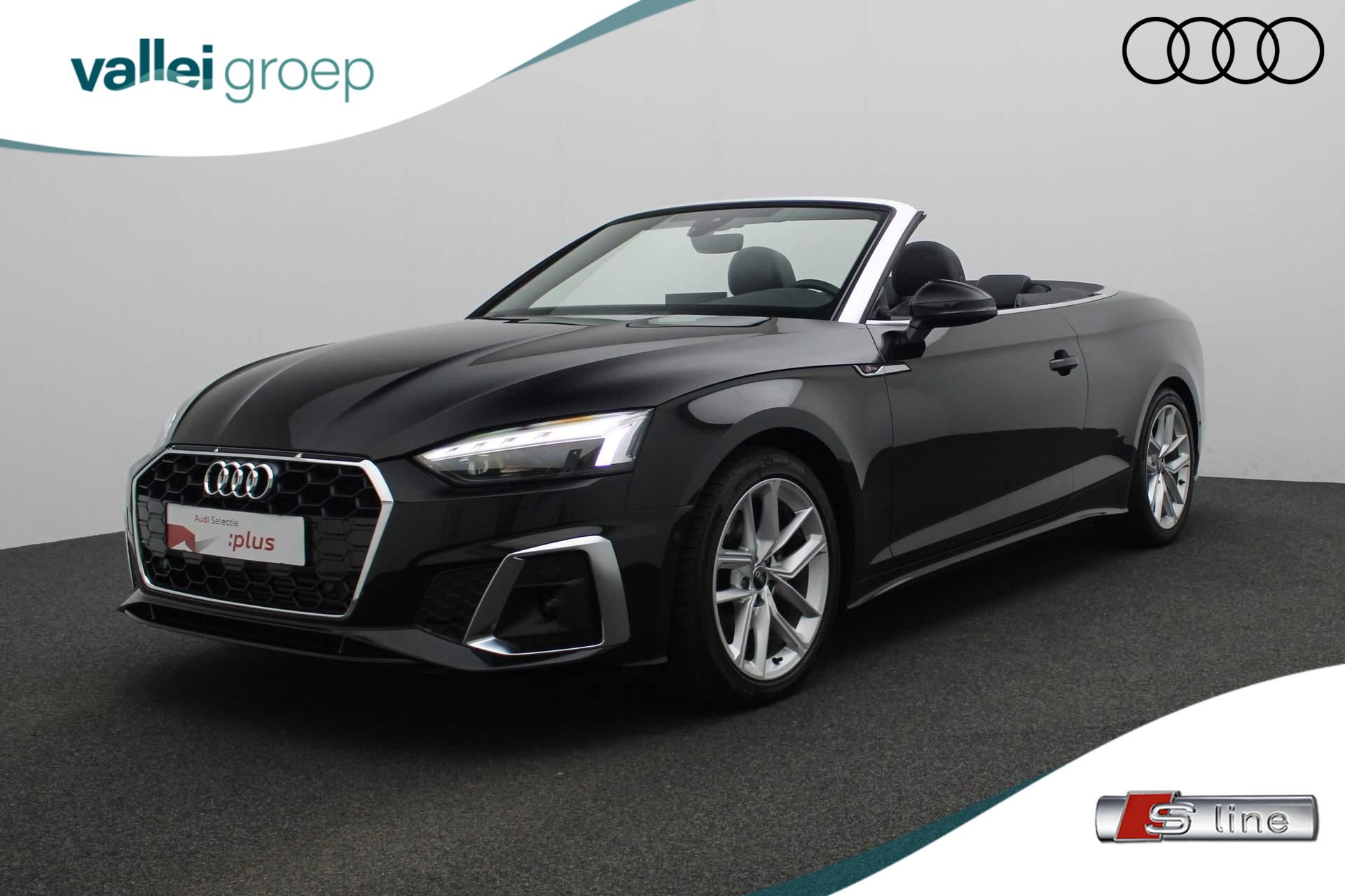 Audi A5 Cabriolet 35 TFSI 150PK S-tronic S edition / S-Line | Matrix LED | Leder/alcantara | Stoel-/achterbankverwarming | S-sportonderstel | Camera | Navi | Keyless