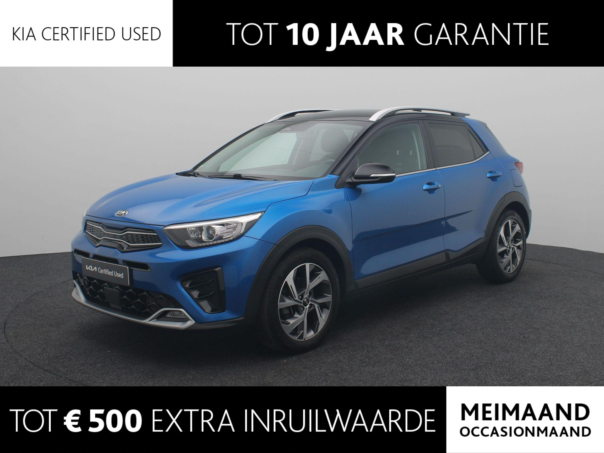 Kia Stonic 1.0 T-GDi MHEV GT-Line | 4x Losse KLEBER winterbanden | Navigatie | Climate Control | Lm velgen | Parkeersensoren | Camera | Stuur + Stoel Verwarming |