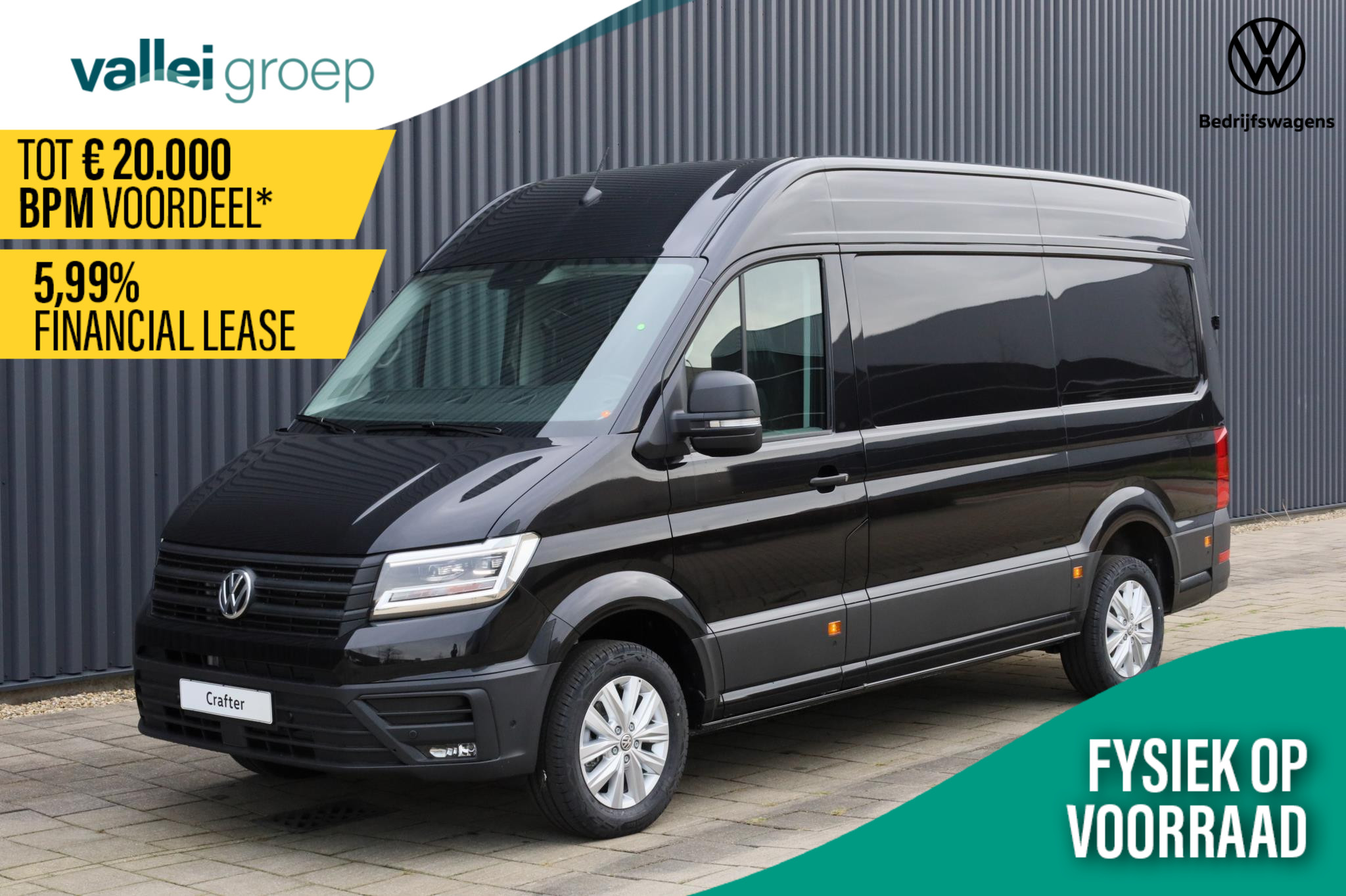 Volkswagen Crafter Bedrijfswagens 2.0 TDI EU6 140PK DSG Exclusive L3H3 GVW 3.5T WB 3640 MM | Trekhaak | Camera | ACC | Clima | DAB | 17 inch