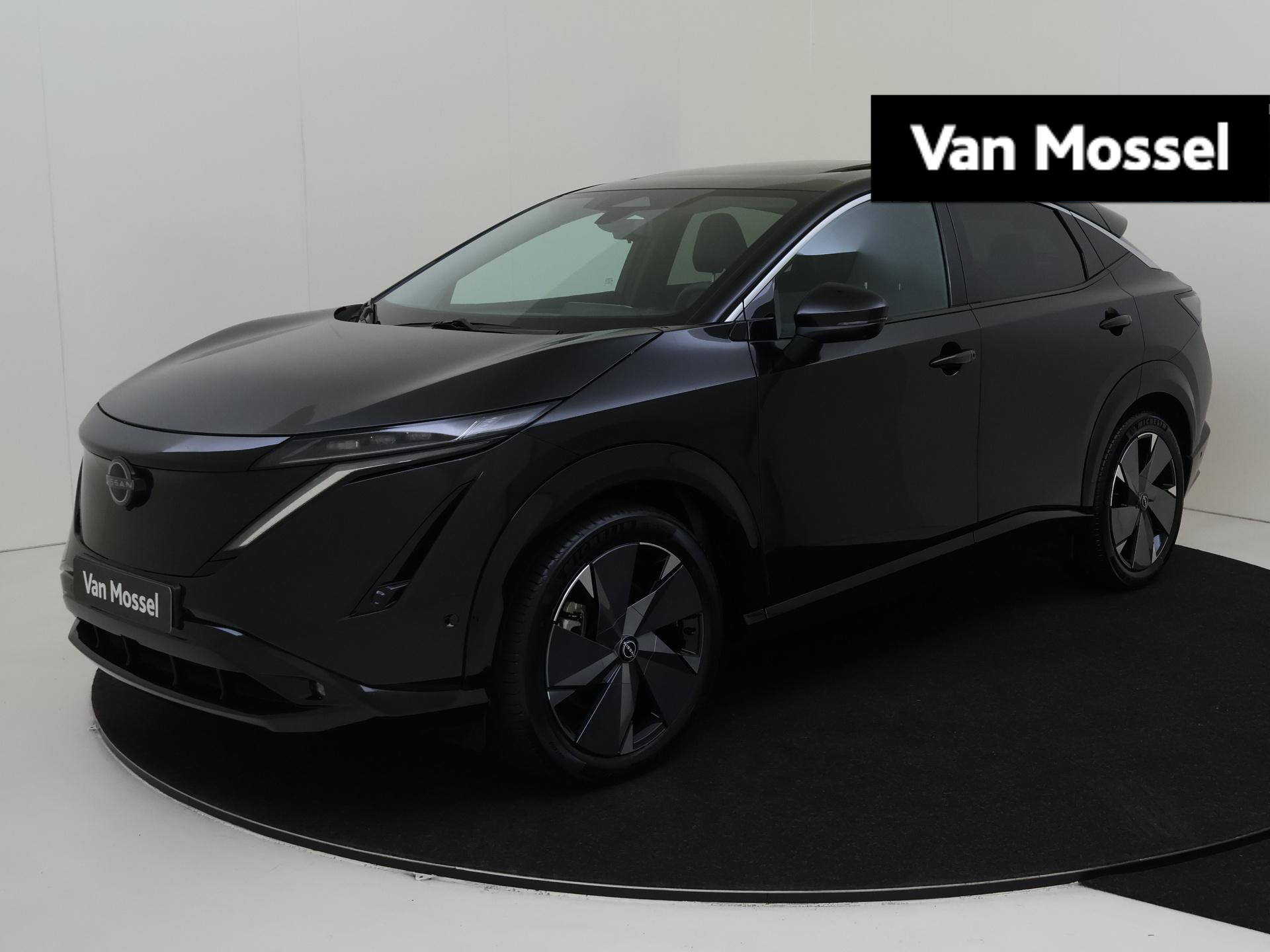 Nissan ARIYA e-4ORCE 91 kWh - 305 PK Evolve AUTOMAAT | WLTP 498 km | BTW | Warmtepomp | Navigatie | Climate Control | Camera | Apple Carplay/android Auto | Parkeersensoren | Cruise control Adaptief | tot €20.000 korting