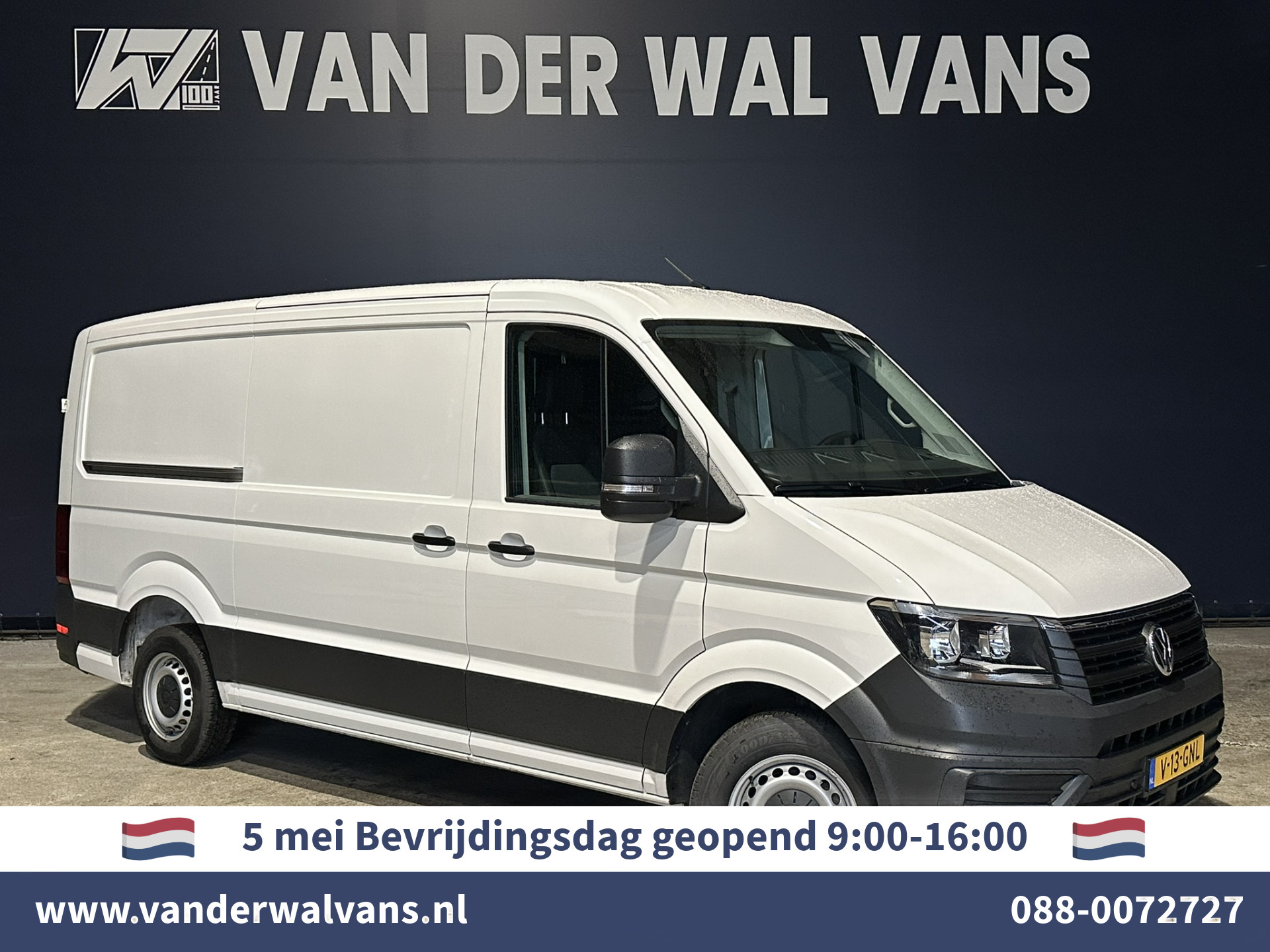 Volkswagen Crafter 2.0 TDI 140pk L3H2 (oude L2H1) Euro6 Airco | Navigatie | Apple Carplay | Android auto parkeersensoren, 3000kg trekvermogen