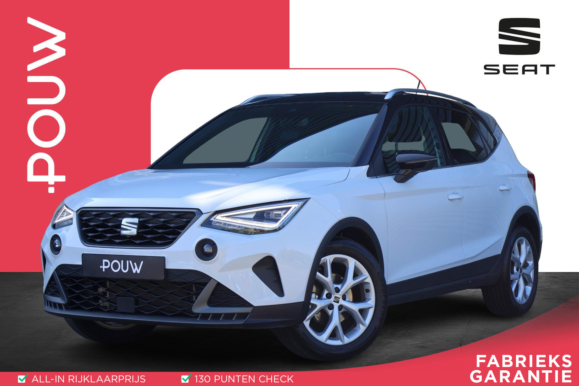 SEAT Arona 1.0 TSI 95pk FR Business Connect | Adaptieve Cruise Control | Apple CarPlay / Android Auto | Airco Automatisch | DAB